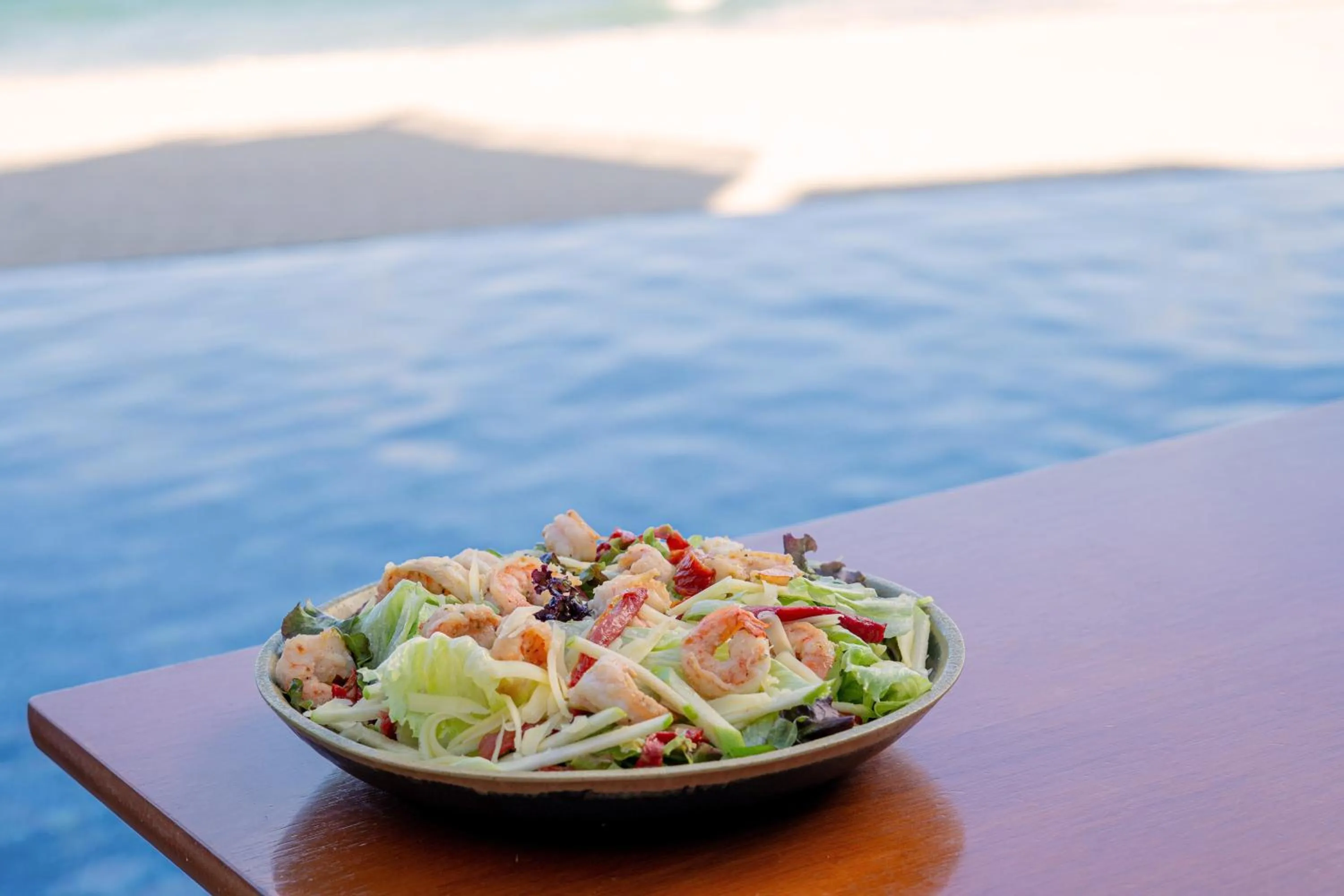 Food in Beach Park Resort - Acqua