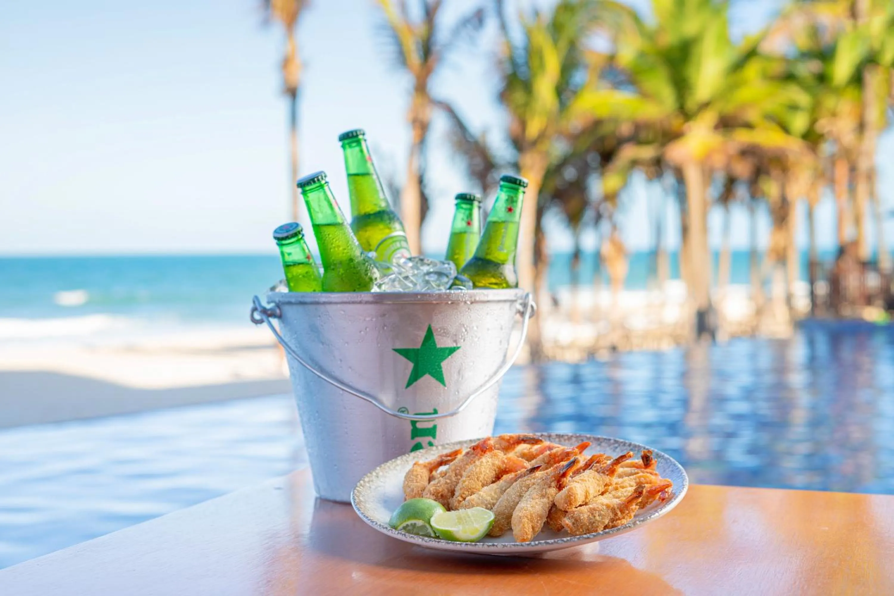 Food in Beach Park Resort - Acqua