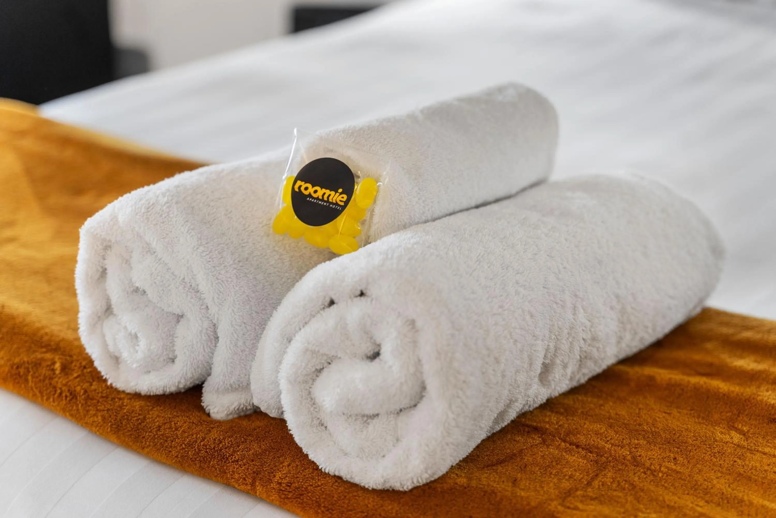 towels in Roomie Apartment Hotel