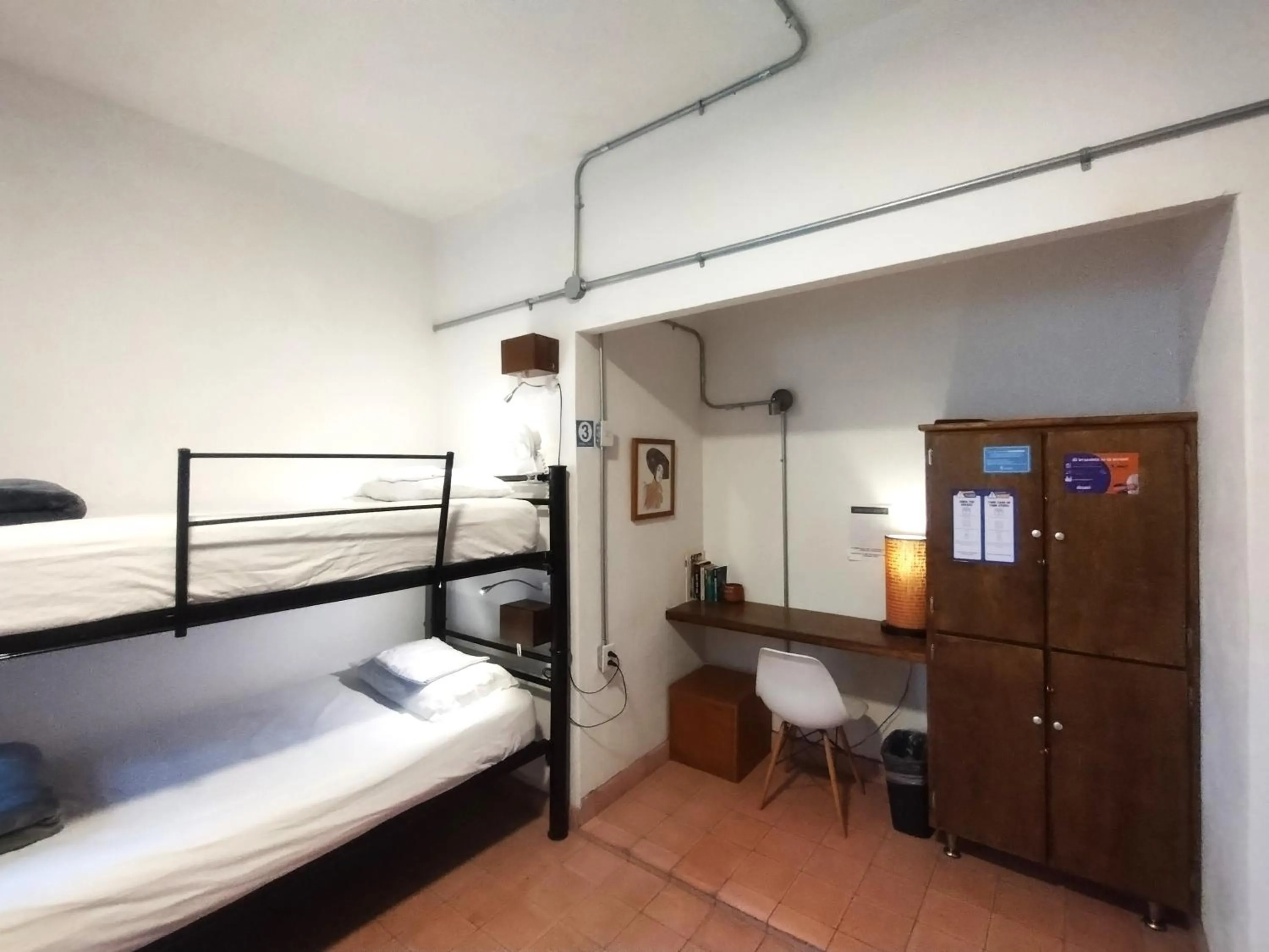 Bedroom, Bed in Hostel Hospedarte Chapultepec