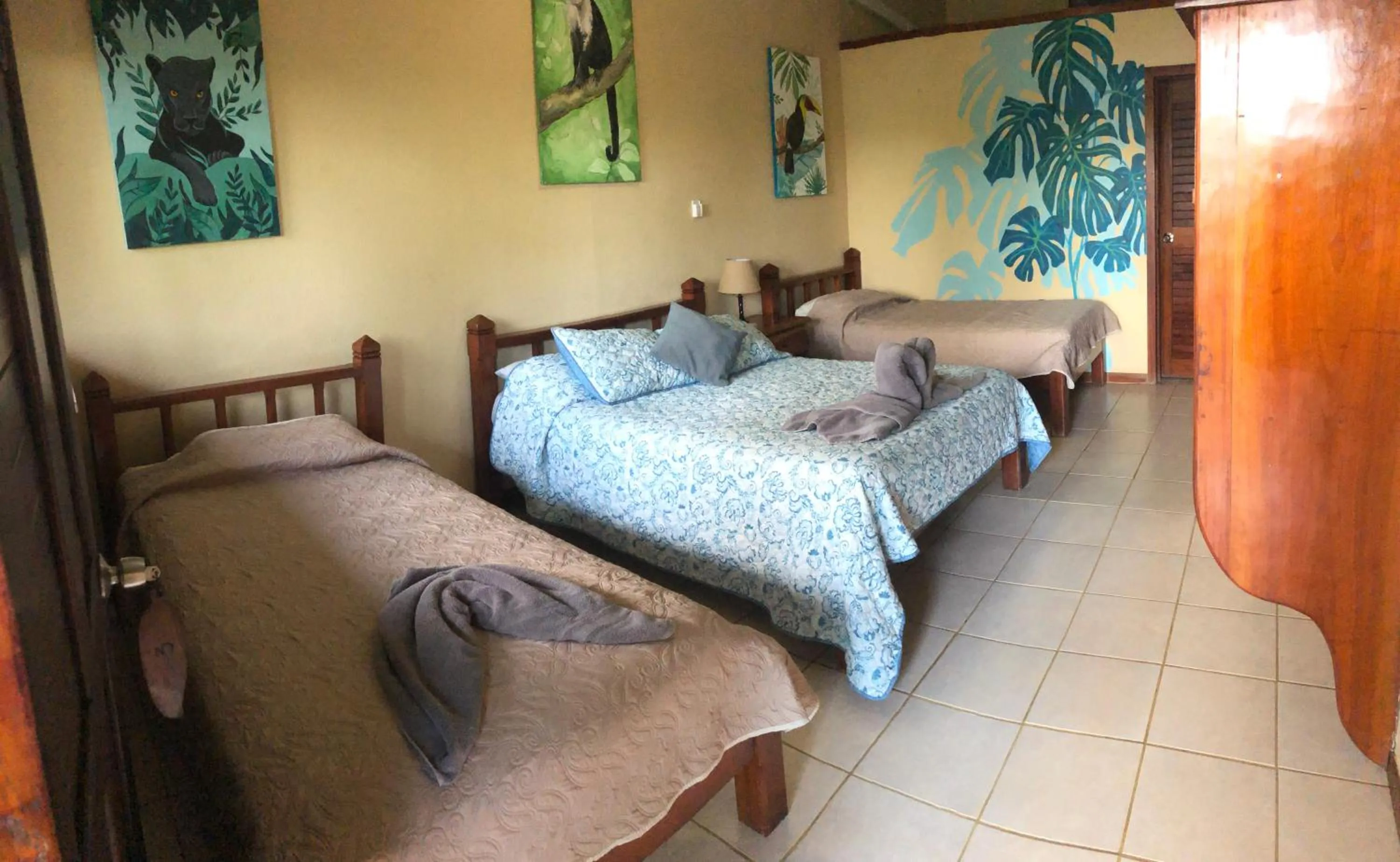 Bed in Hotel Jinetes de Osa