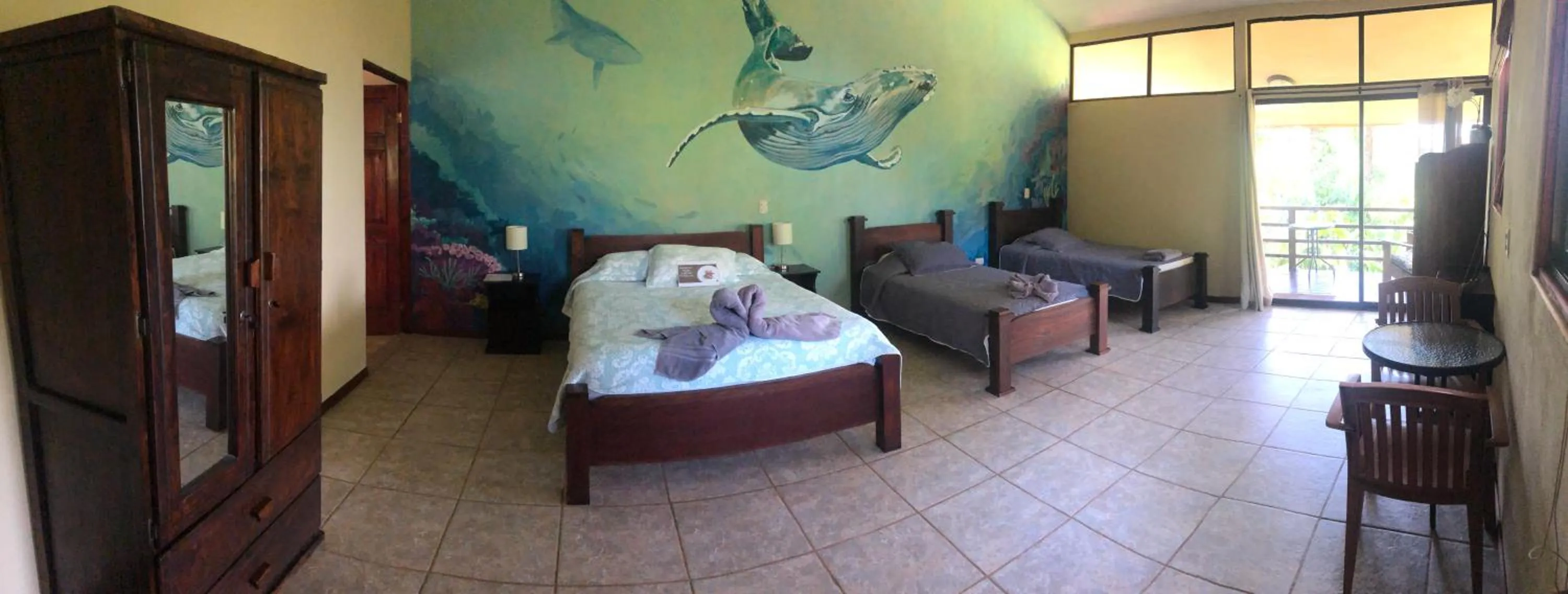 Bed in Hotel Jinetes de Osa