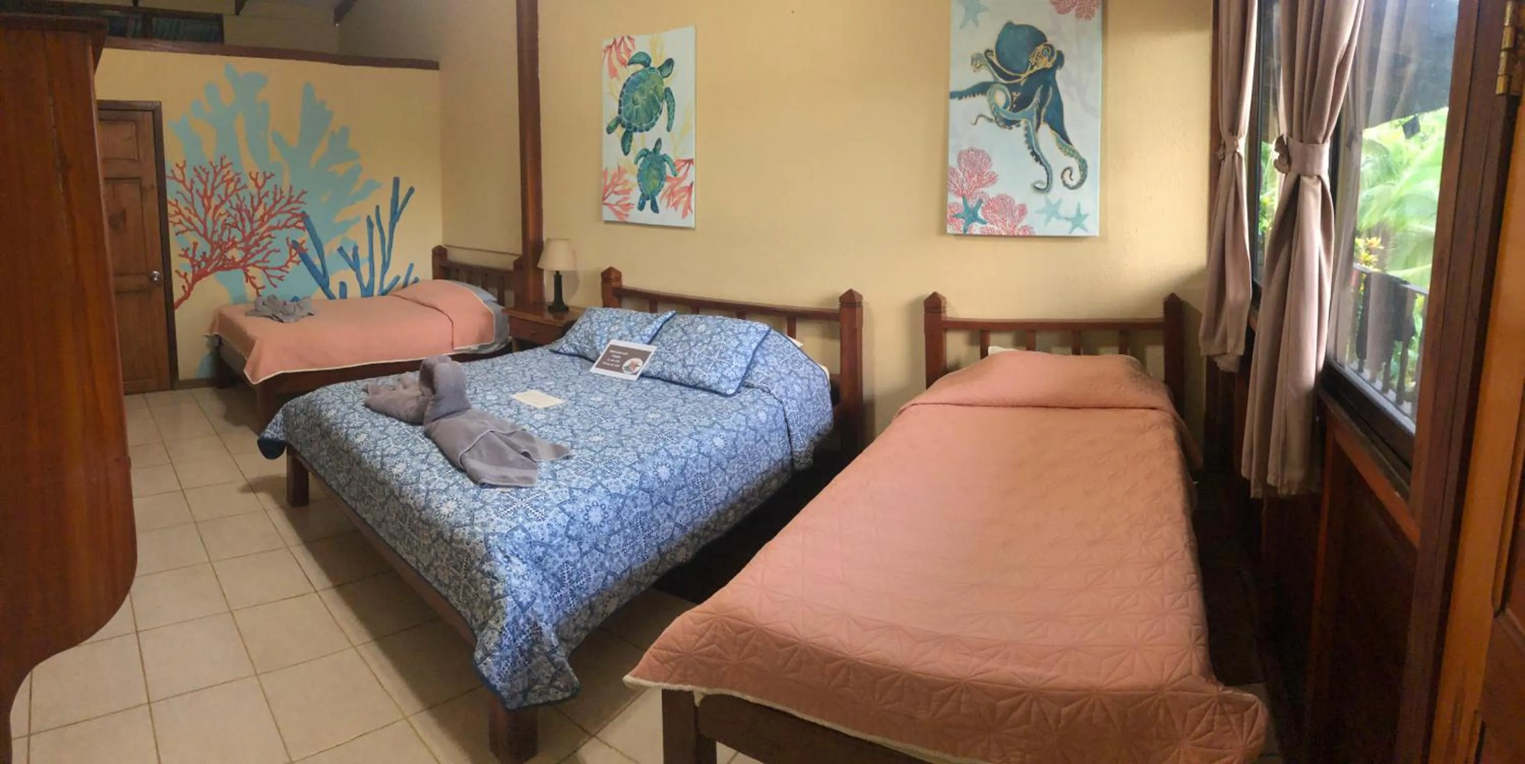 Bed in Hotel Jinetes de Osa