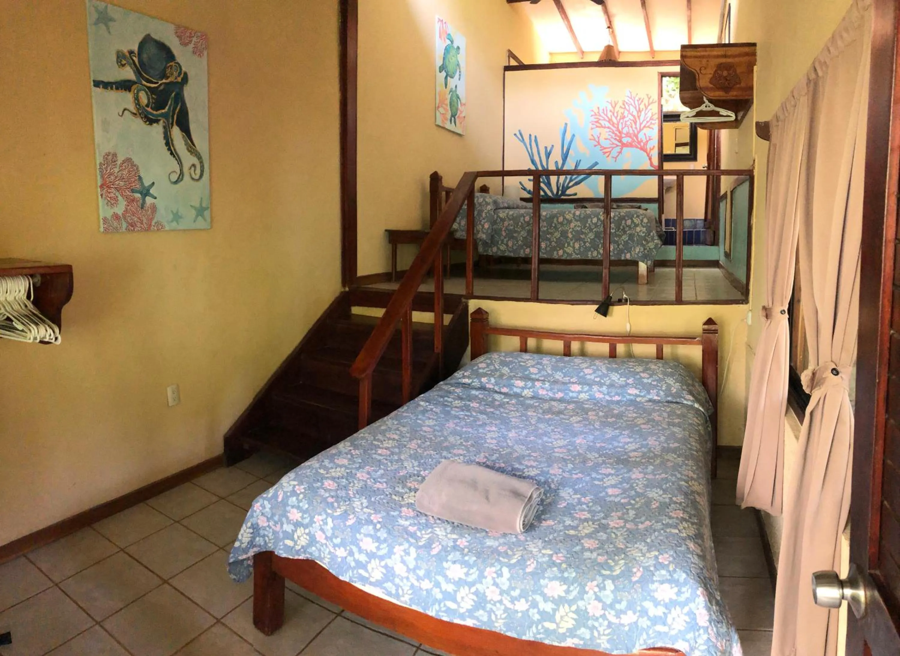 Bed in Hotel Jinetes de Osa