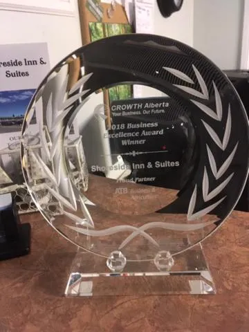 Certificate/Award in Shoreside Inn & Suites