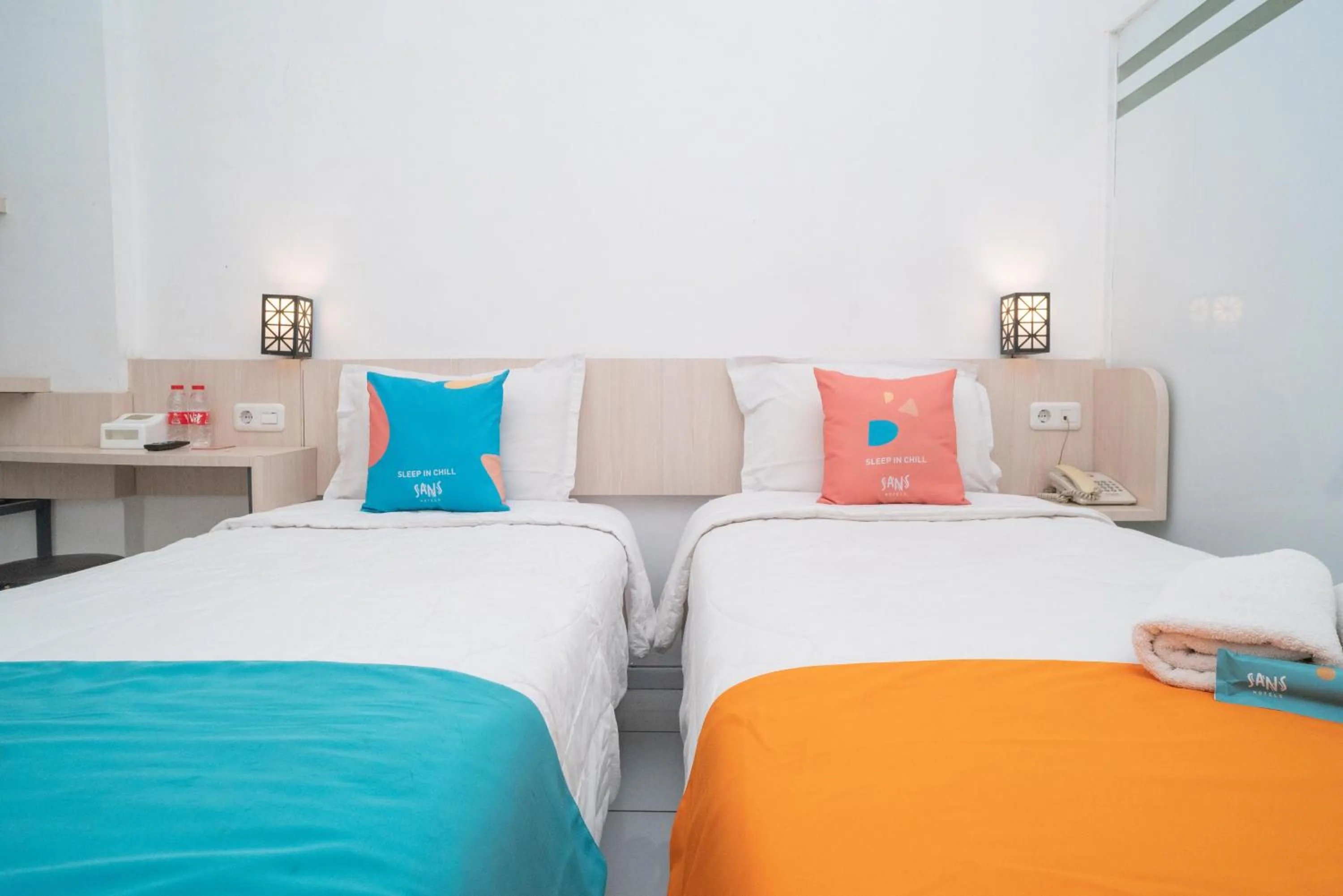 Bedroom, Bed in Sans Hotel FiFFa Premiere Malang