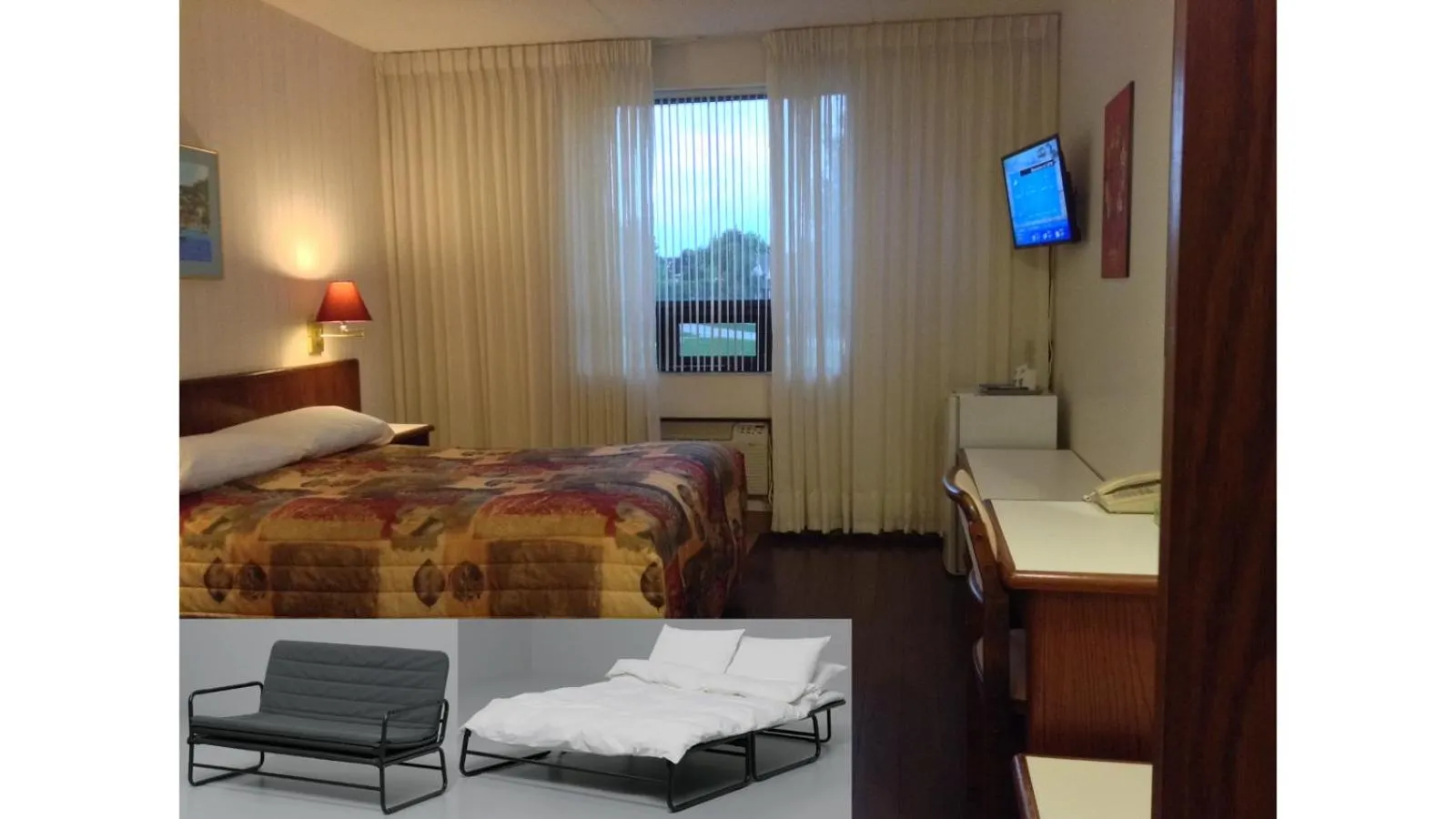 Bed in Shakespeare Inn