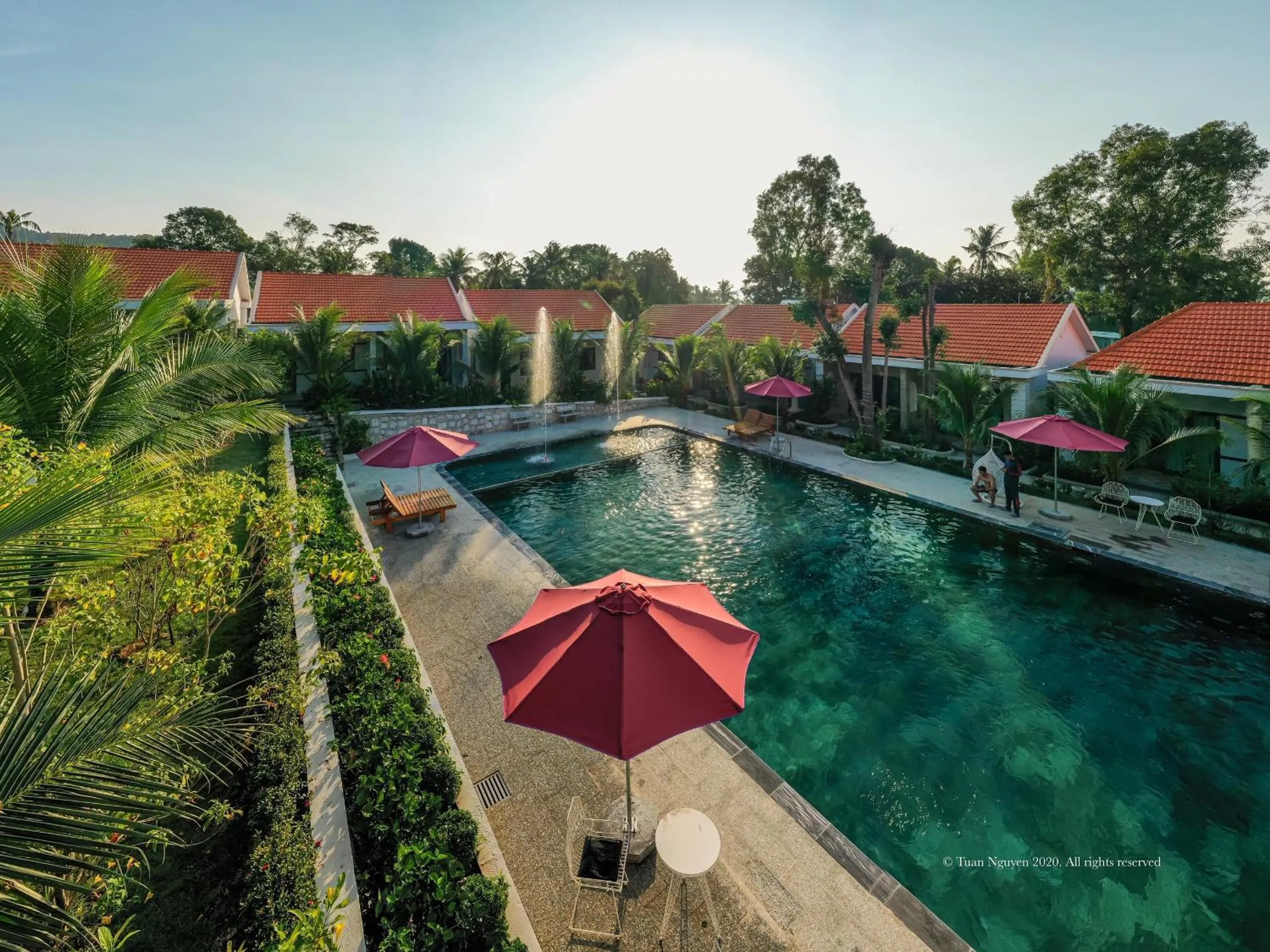 Swimming pool in Phu My Hung Bungalow