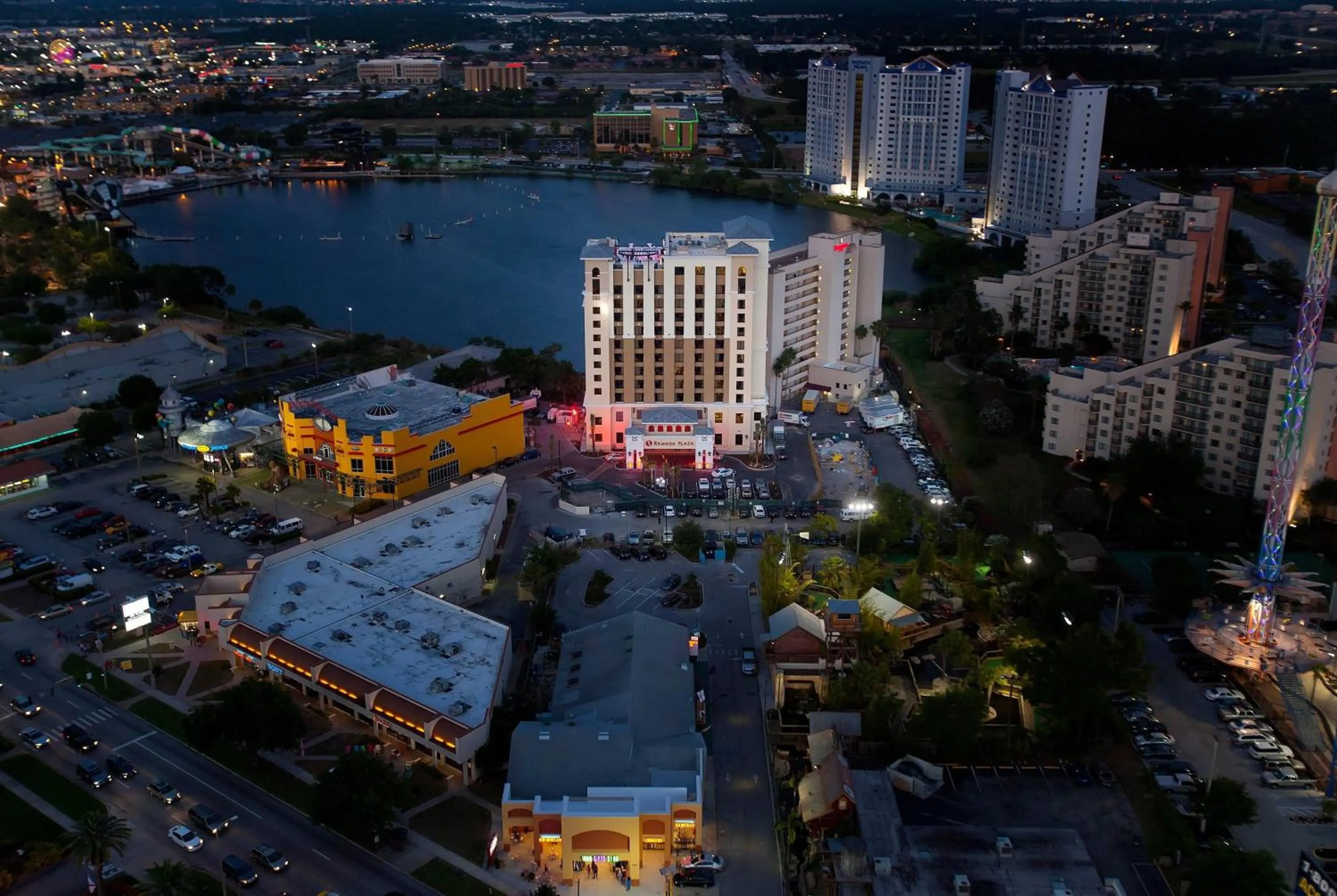 Property building in Ramada Plaza by Wyndham Orlando Resort & Suites Intl Drive - Newly Renovated!