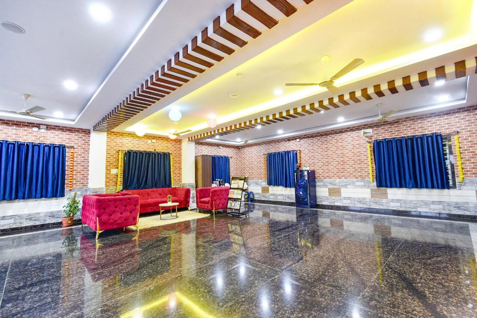 Seating area in FabHotel Galaxy ParkFabHotel Galaxy Park, Nr to Rajiv Gandhi International Airport-Hyderabad
