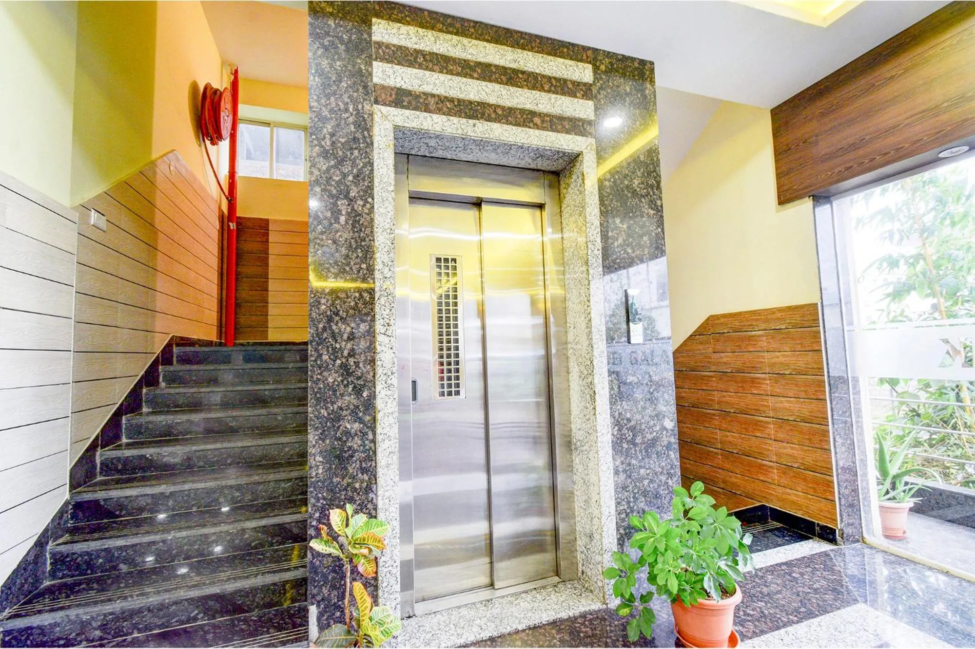 Lobby or reception in FabHotel Galaxy ParkFabHotel Galaxy Park, Nr to Rajiv Gandhi International Airport-Hyderabad