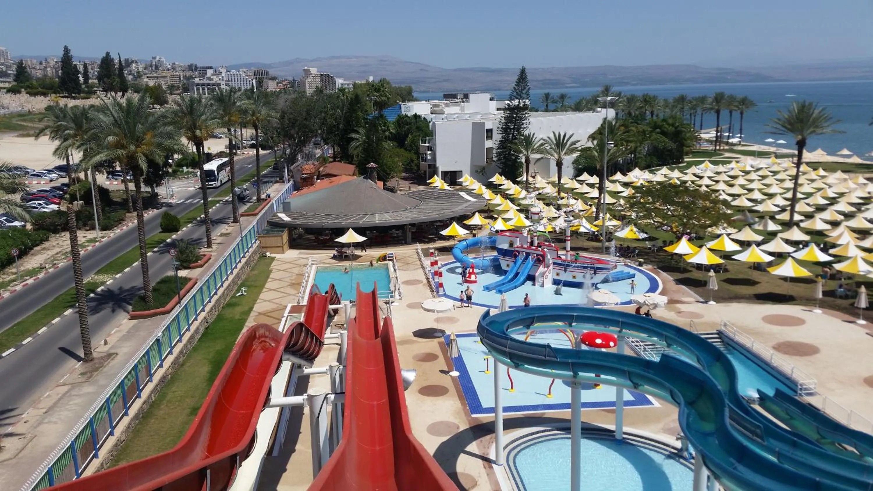 Aqua park in Gai Beach Hotel