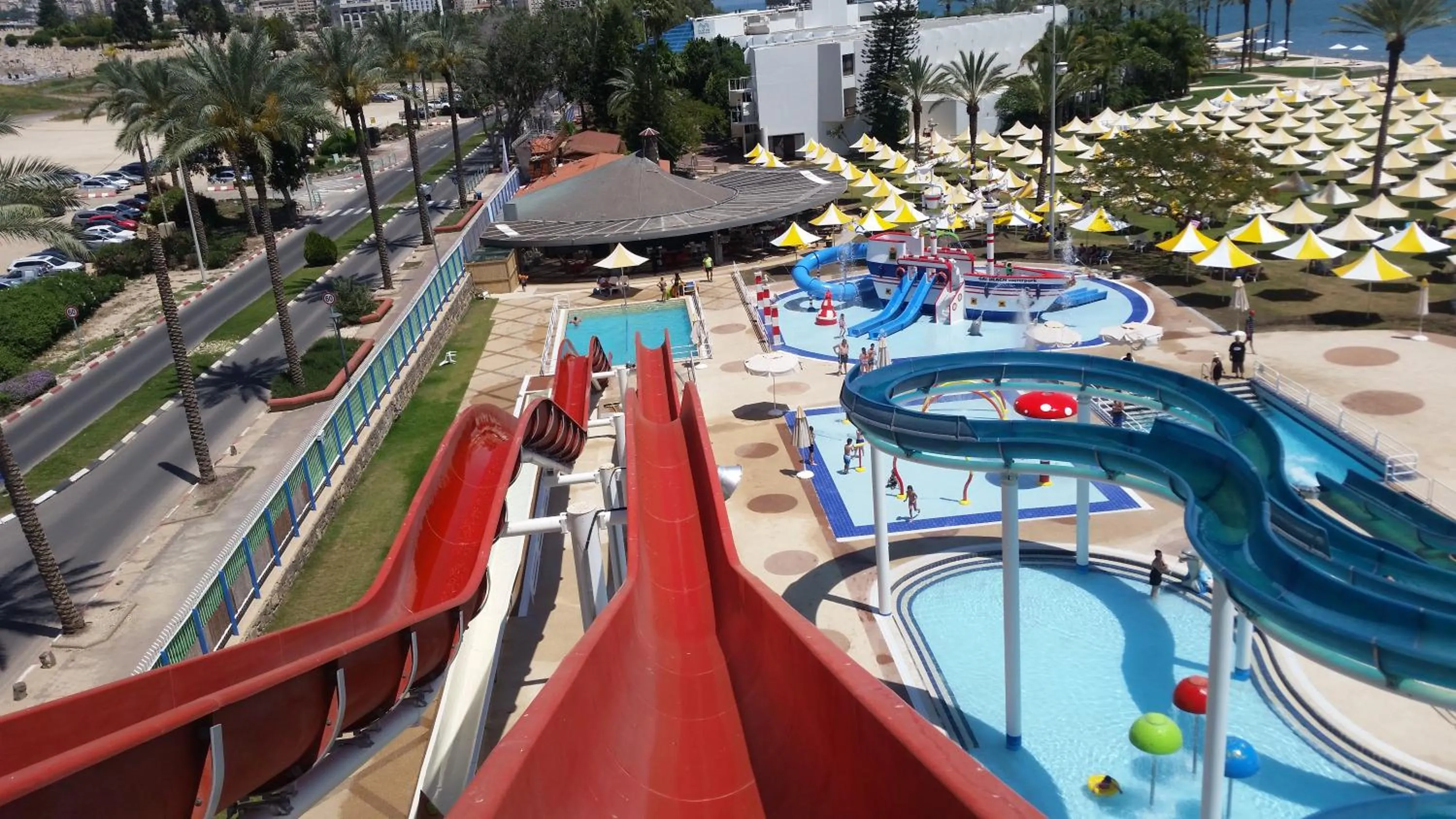 Aqua park in Gai Beach Hotel