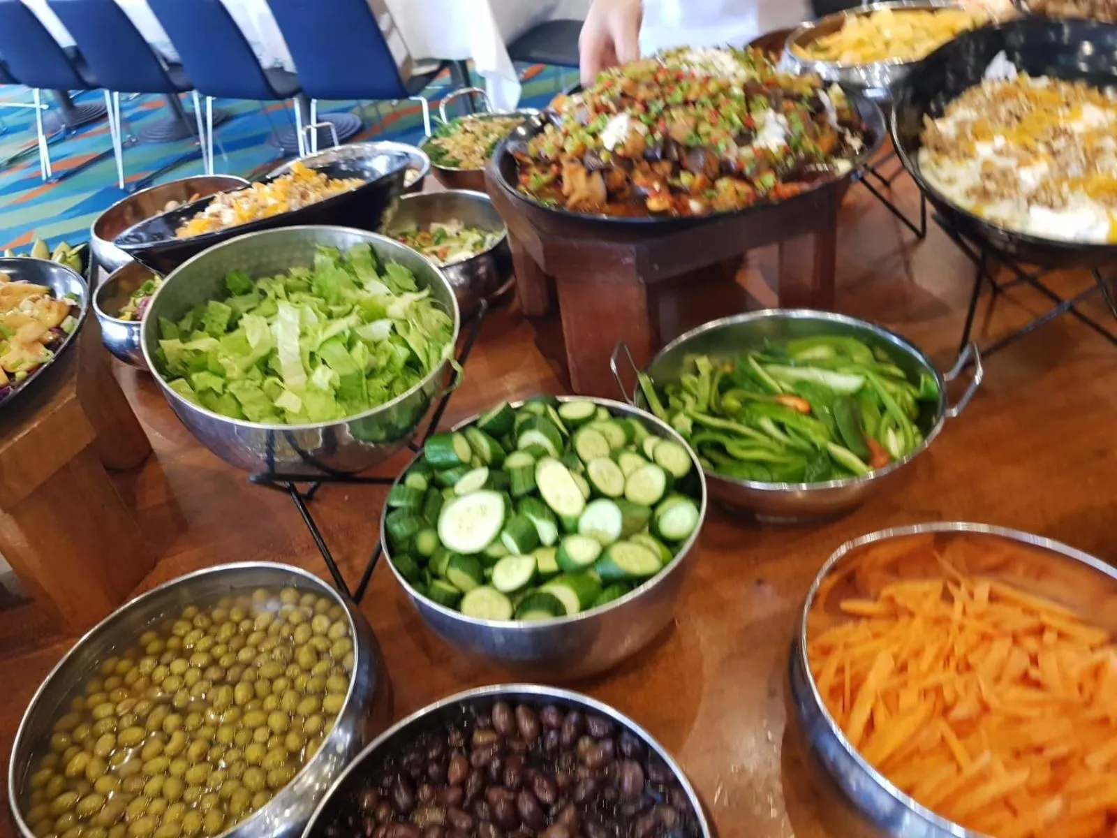 Buffet breakfast in Gai Beach Hotel