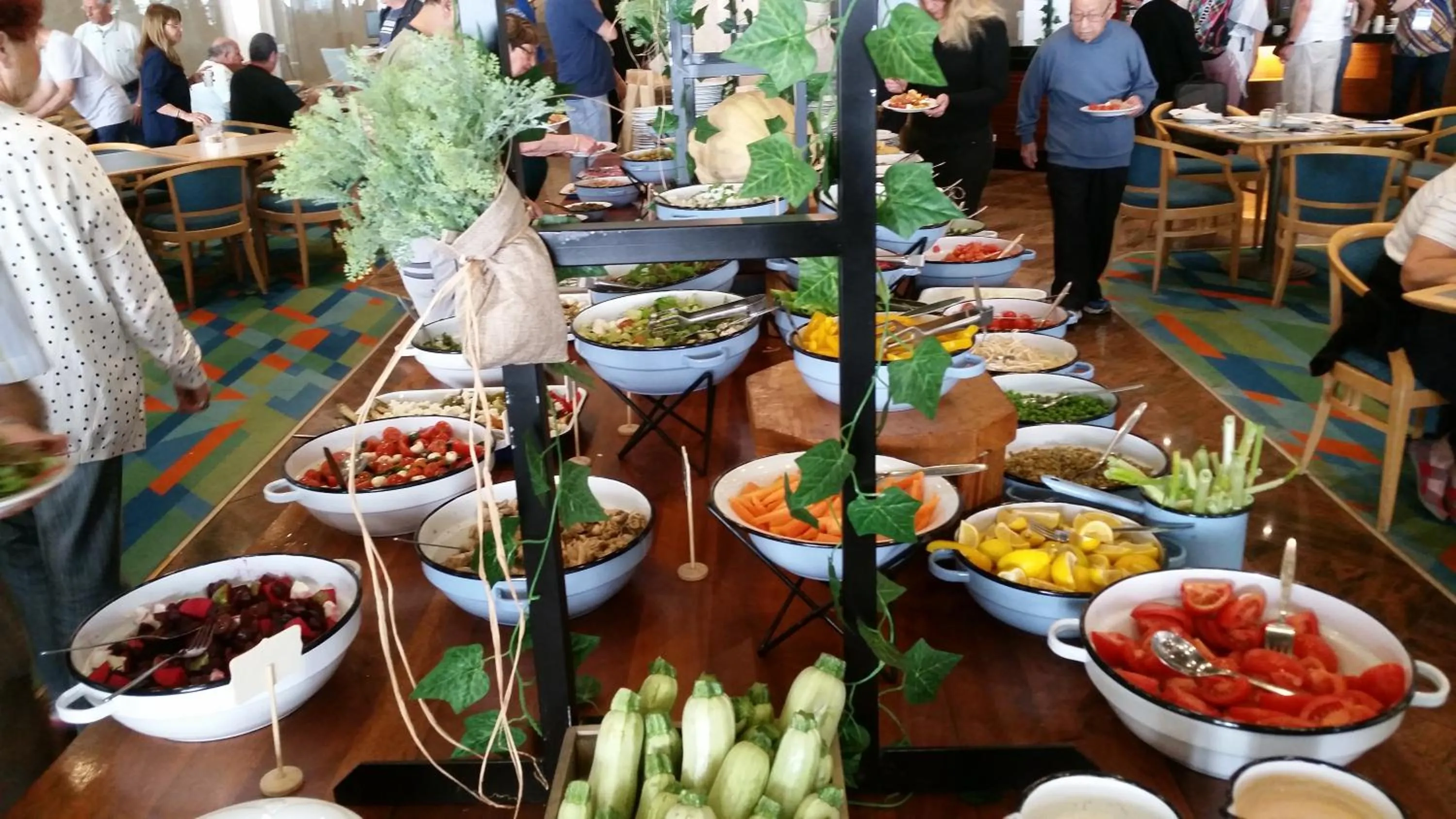 Buffet breakfast in Gai Beach Hotel