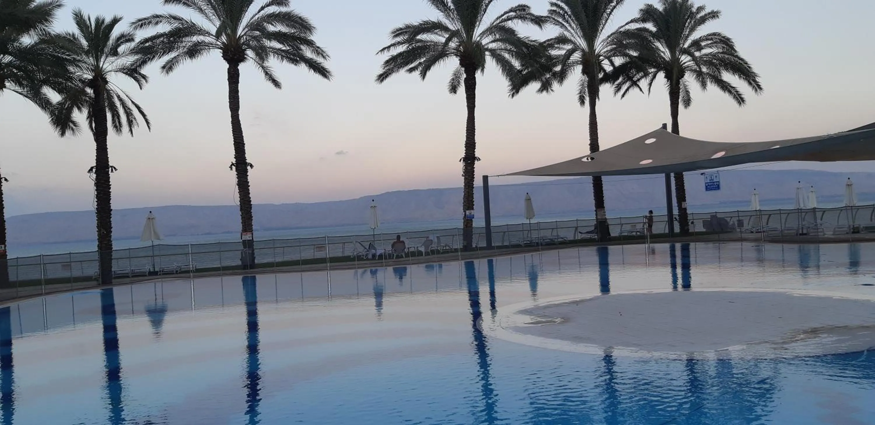 Pool view in Gai Beach Hotel