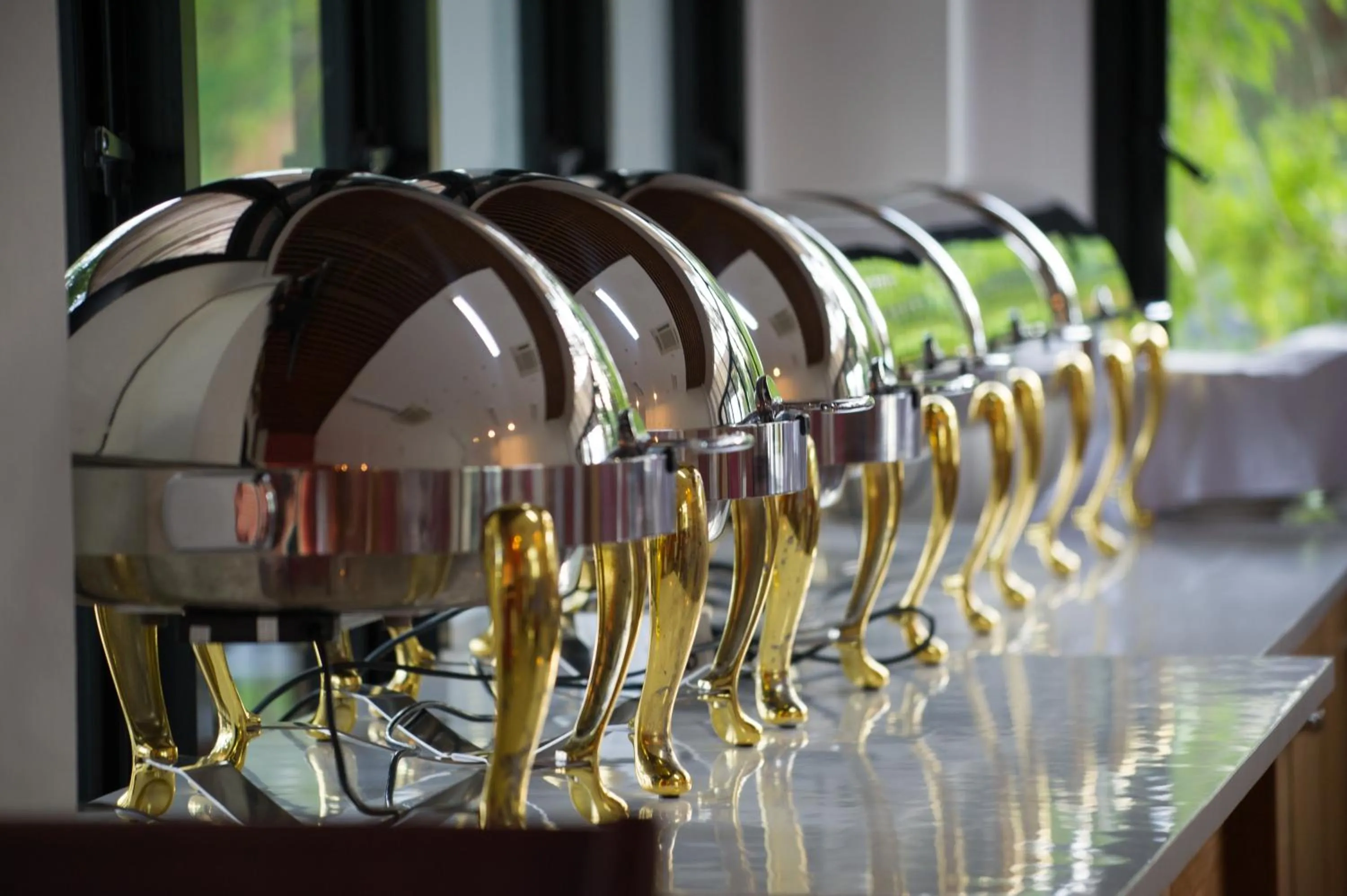 Buffet breakfast in Mamaison Hotel