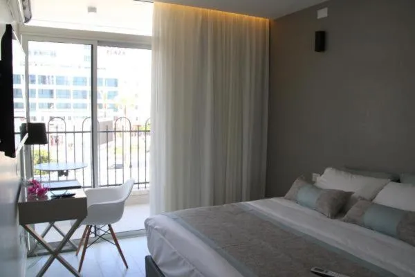 View (from property/room), Bed in Kikar Boutique Hotel