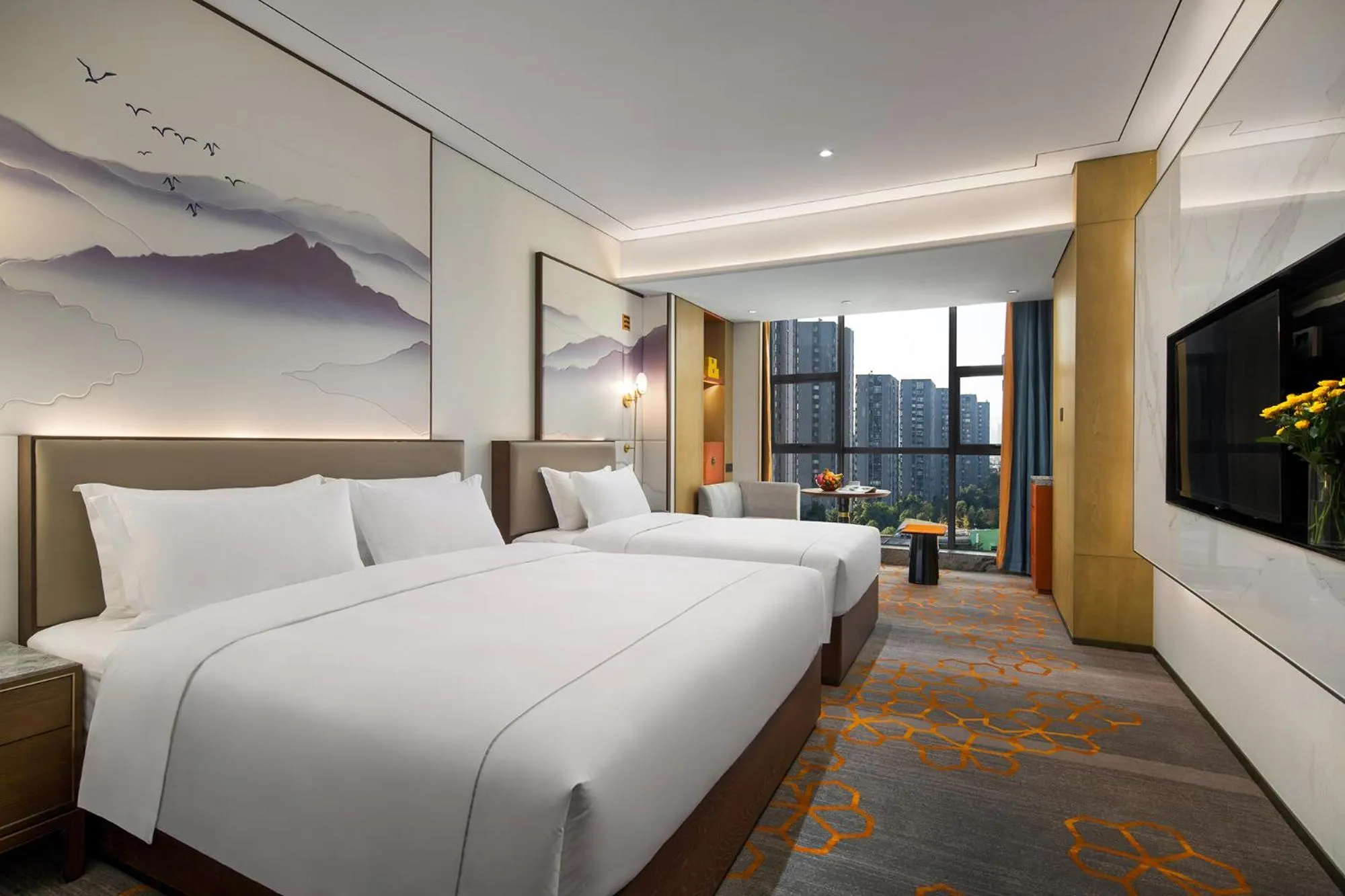 Bed in Ramada by Wyndham Changsha Wuguang