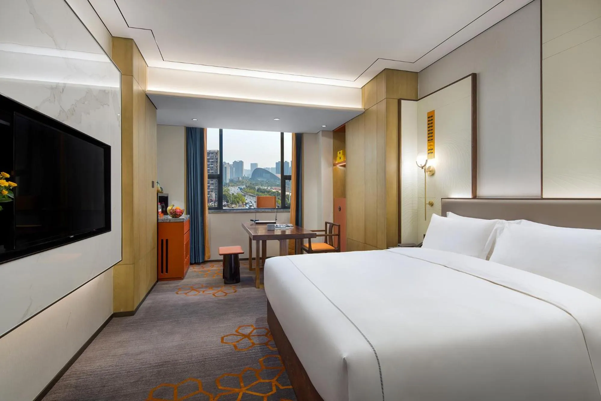 Bed in Ramada by Wyndham Changsha Wuguang