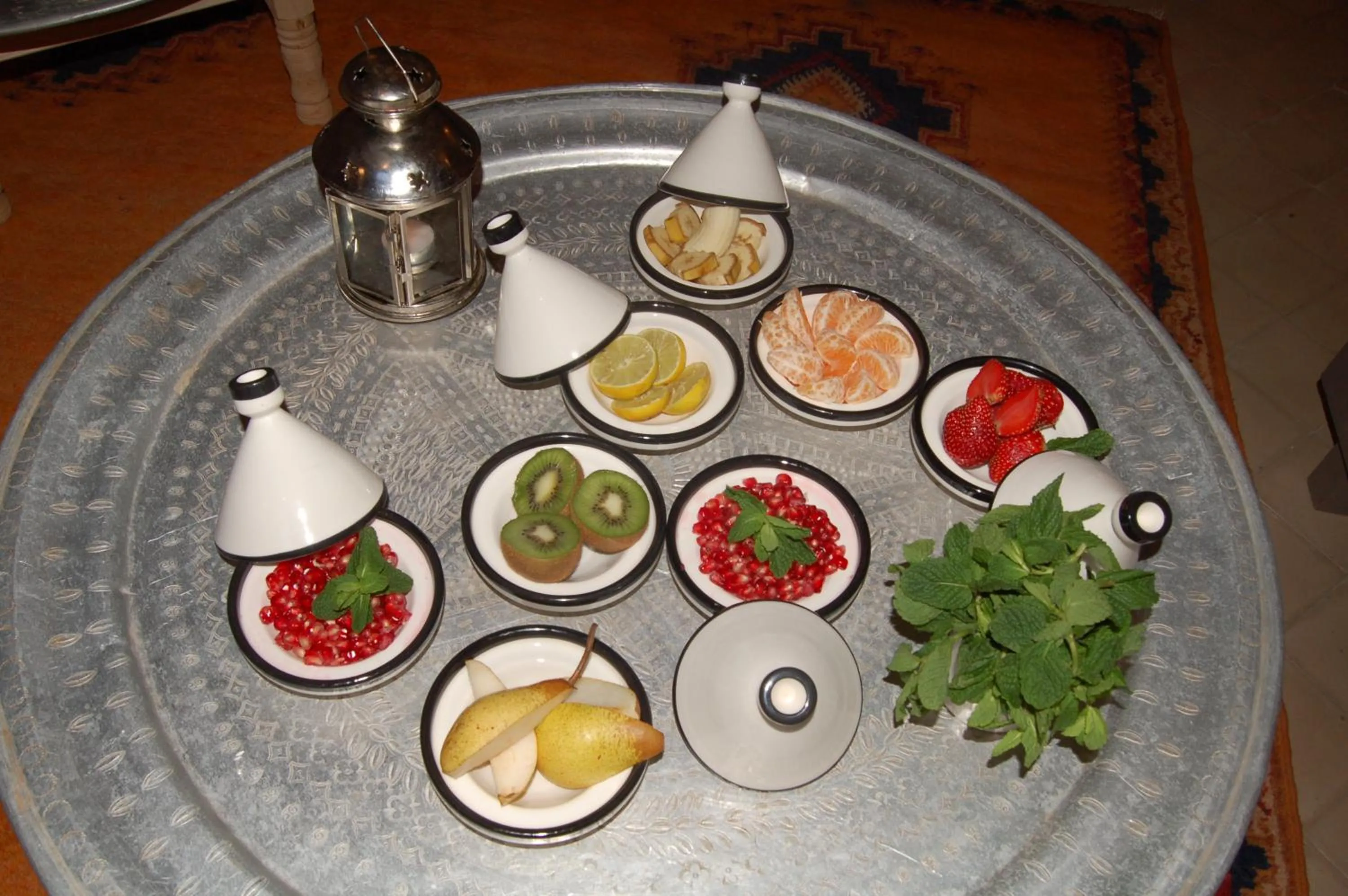 Food and drinks in riad mimoune