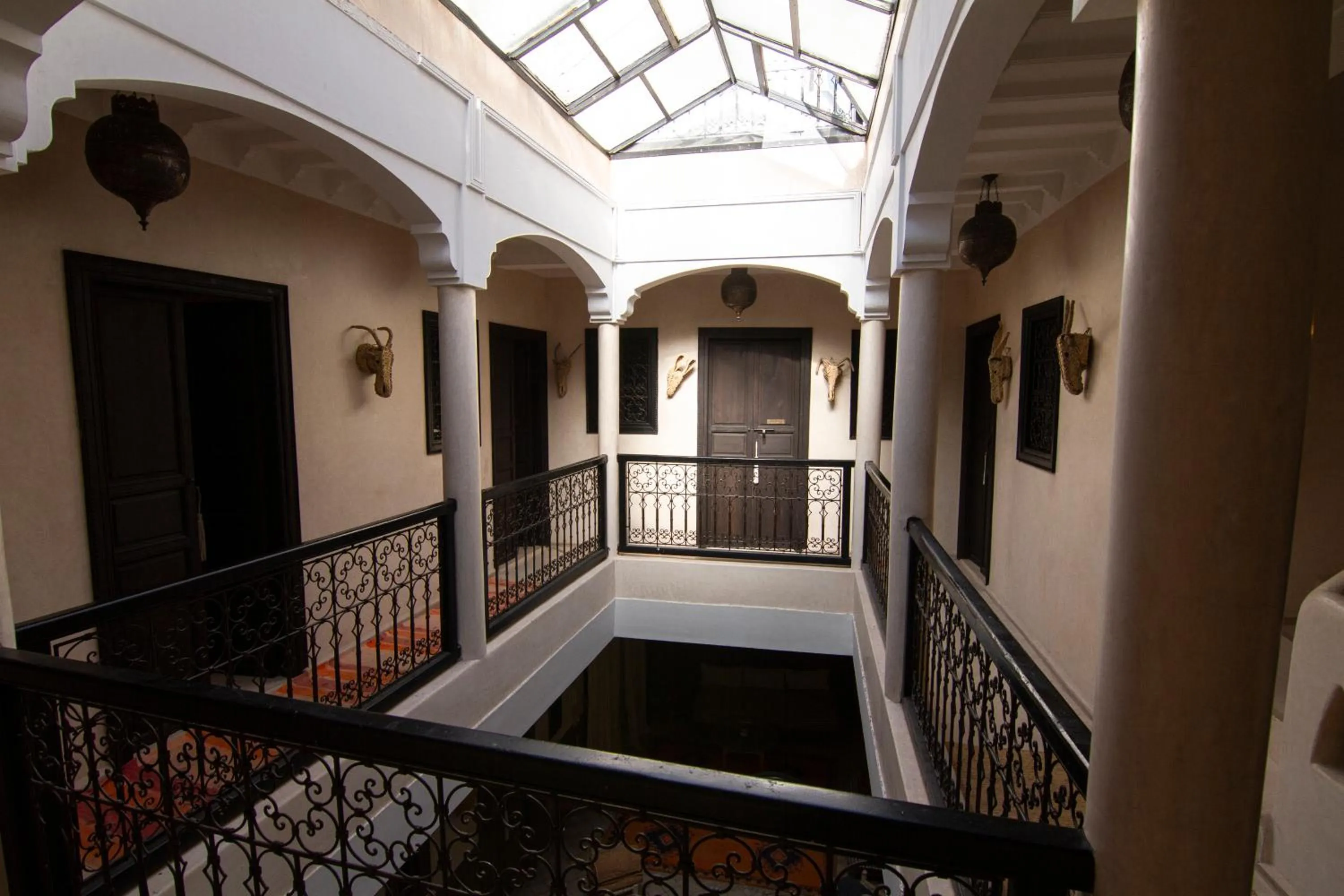 Balcony/Terrace in riad mimoune