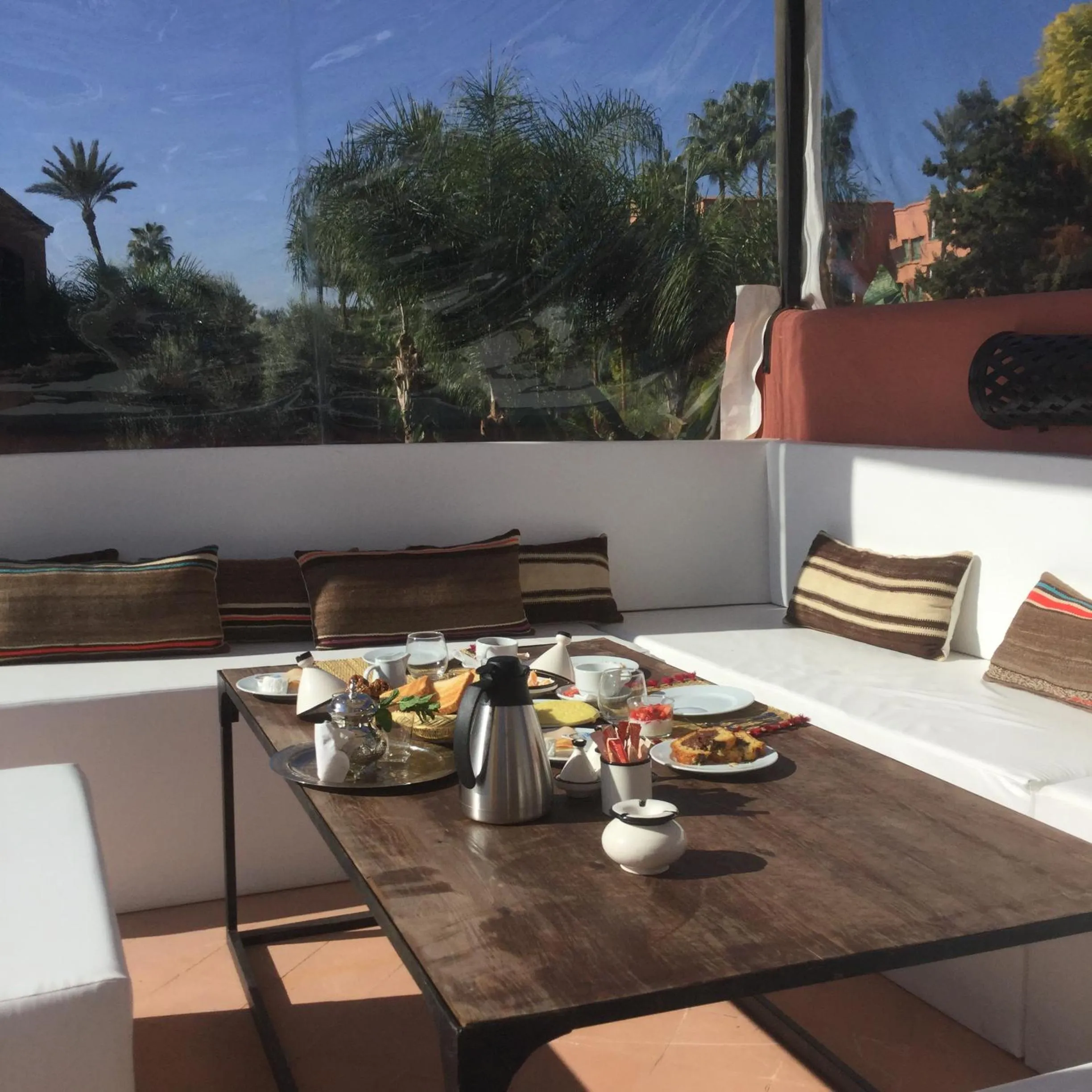 Balcony/Terrace in riad mimoune