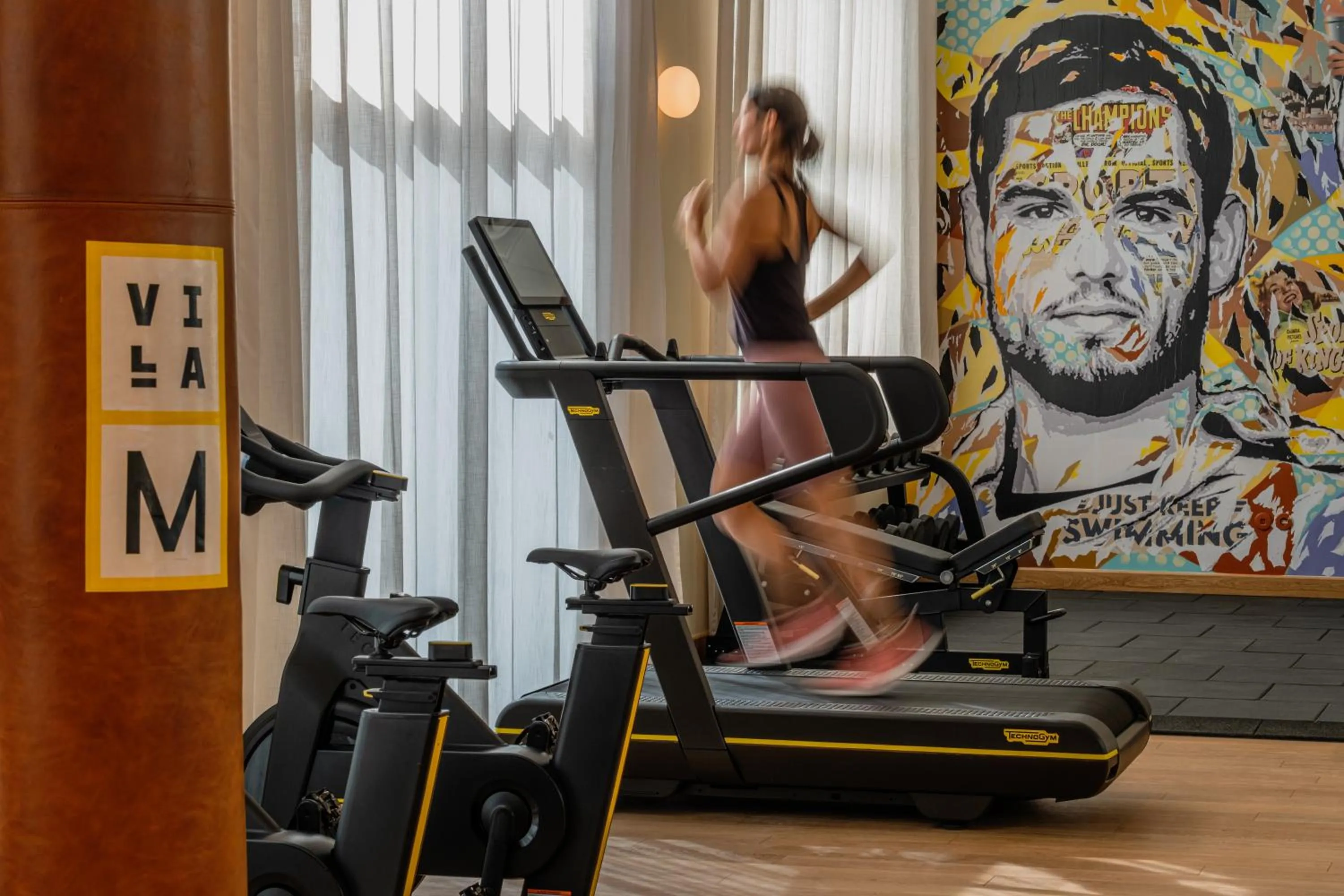 Fitness centre/facilities in Hôtel Villa Massalia