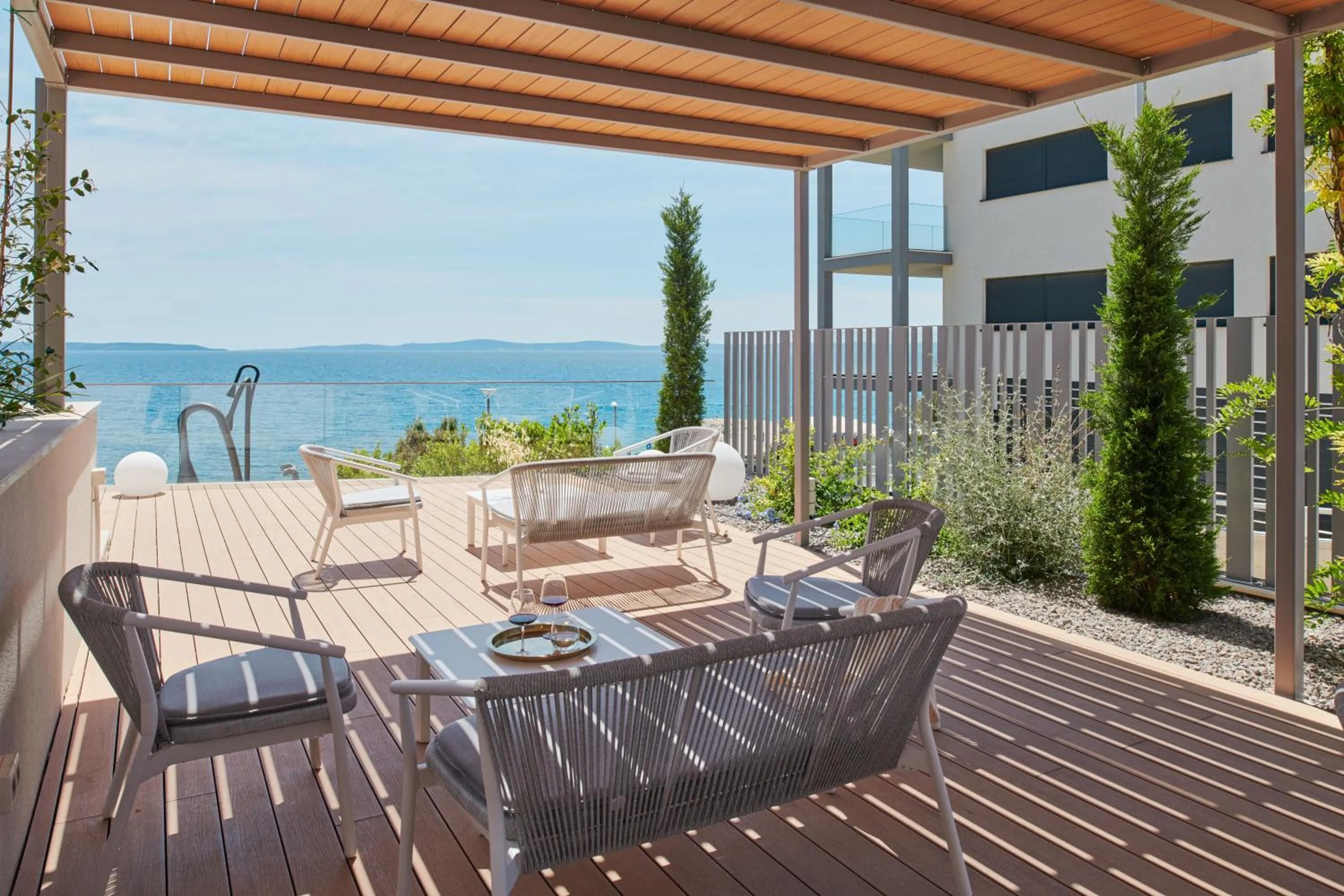 Sea view in Eol Apartments Split