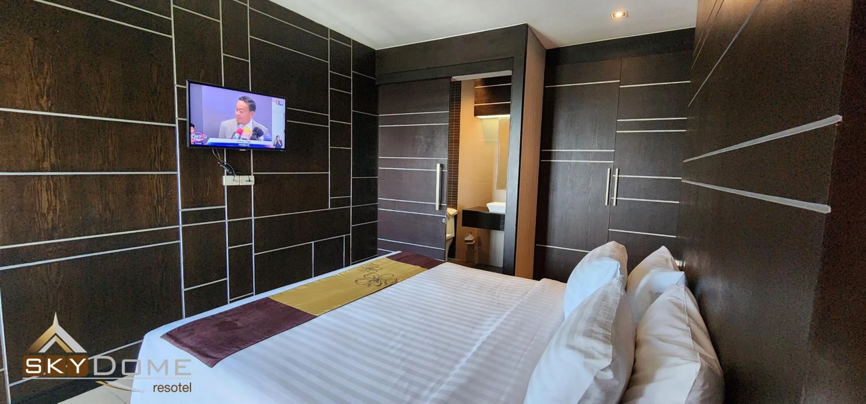 Bedroom, Bed in Sky dome resotel - โรงแรมสกายโดม รีโซเทล