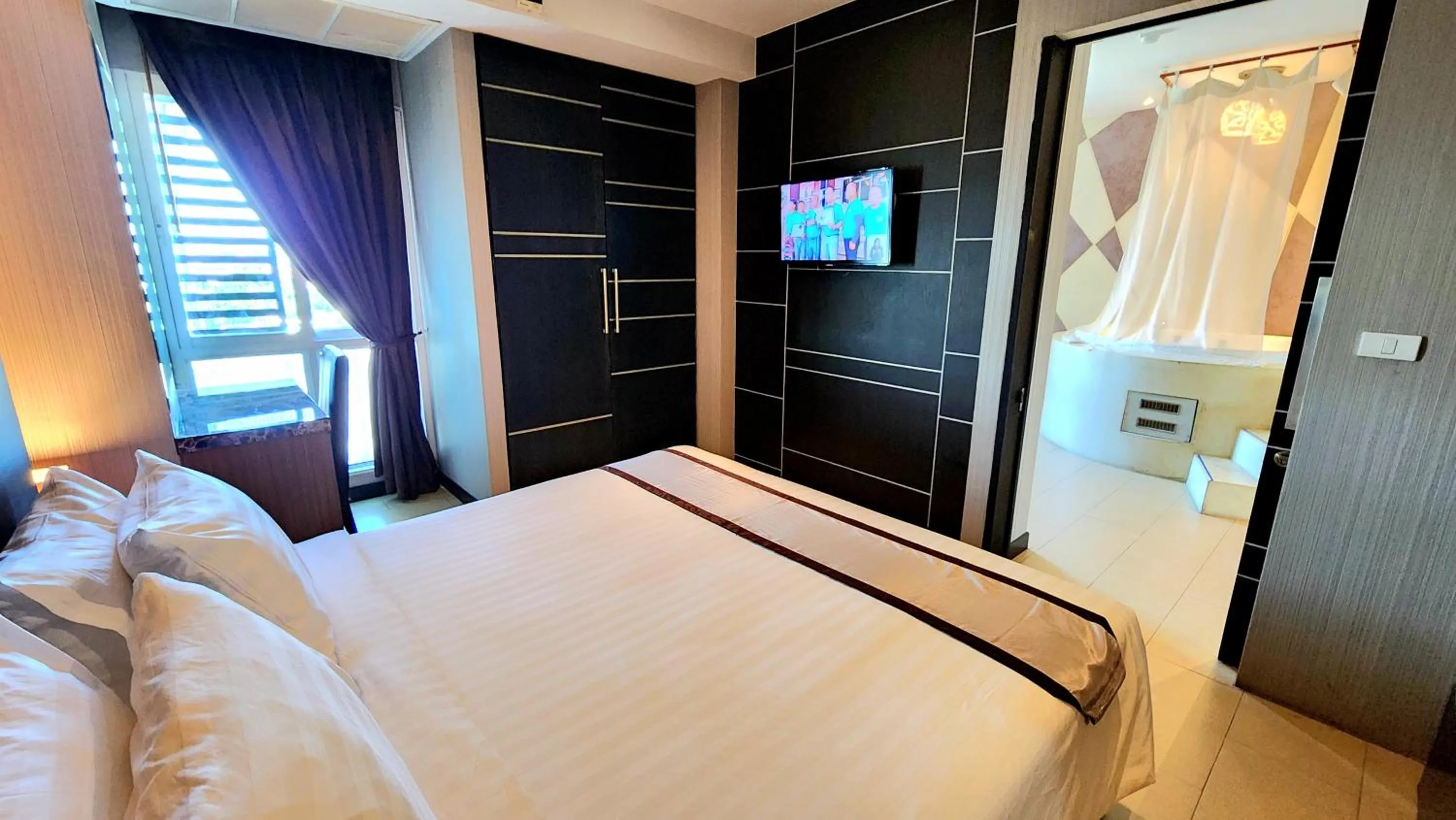 Bed in Sky dome resotel - โรงแรมสกายโดม รีโซเทล