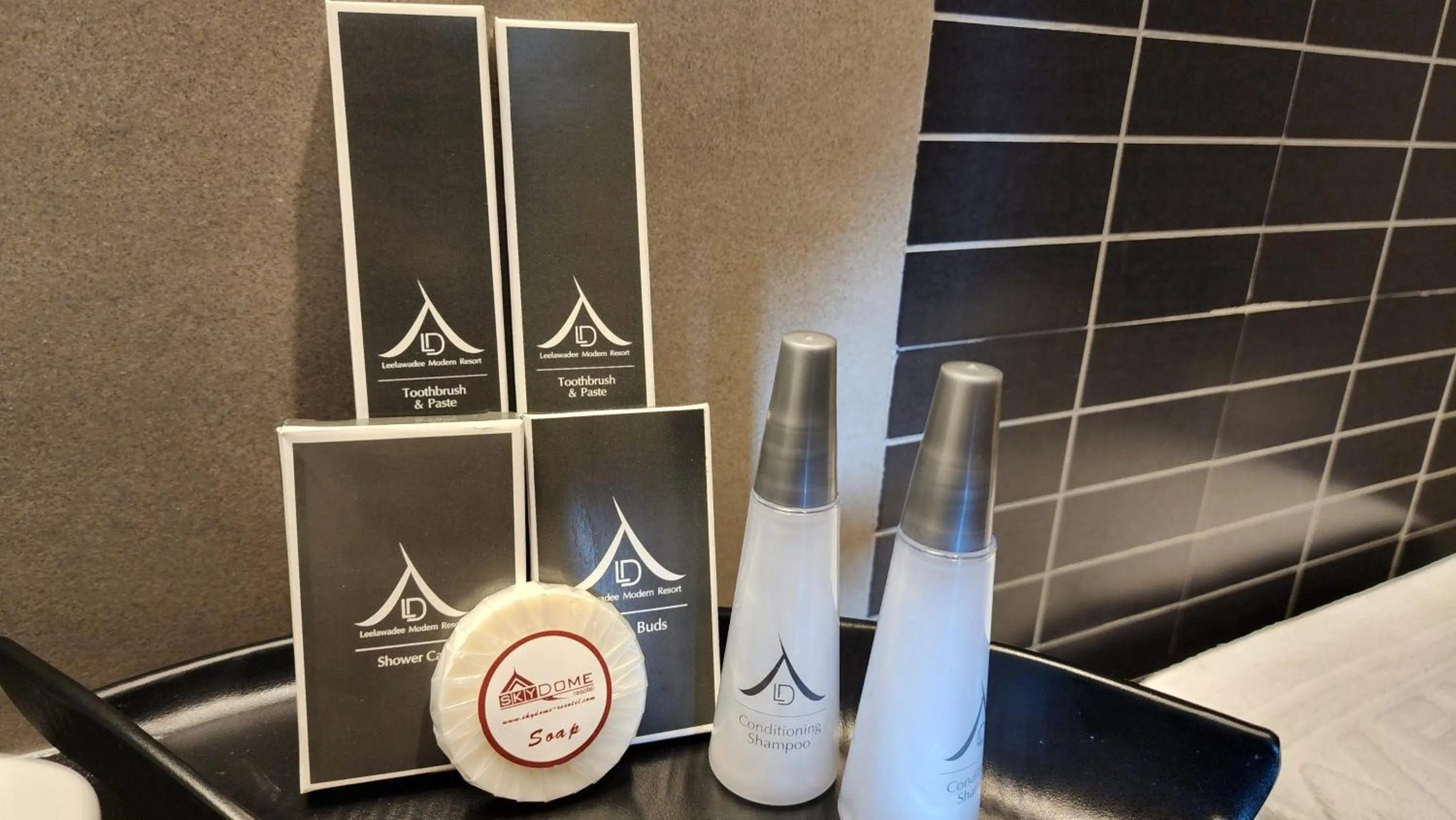 Bathroom in Sky dome resotel - โรงแรมสกายโดม รีโซเทล