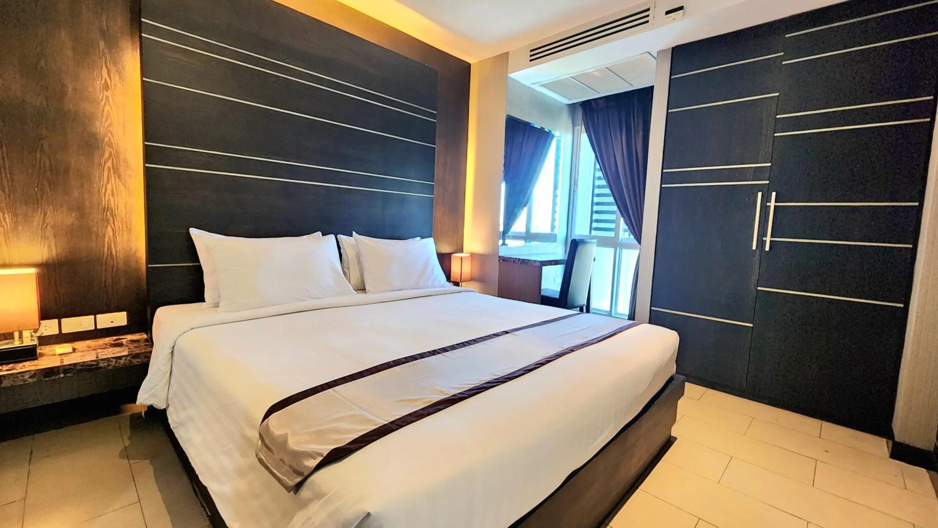 Bed in Sky dome resotel - โรงแรมสกายโดม รีโซเทล