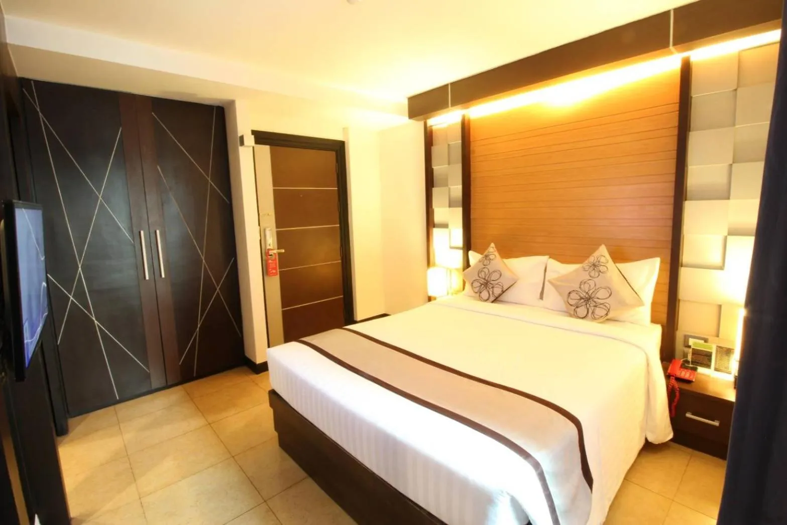 Bed in Sky dome resotel - โรงแรมสกายโดม รีโซเทล