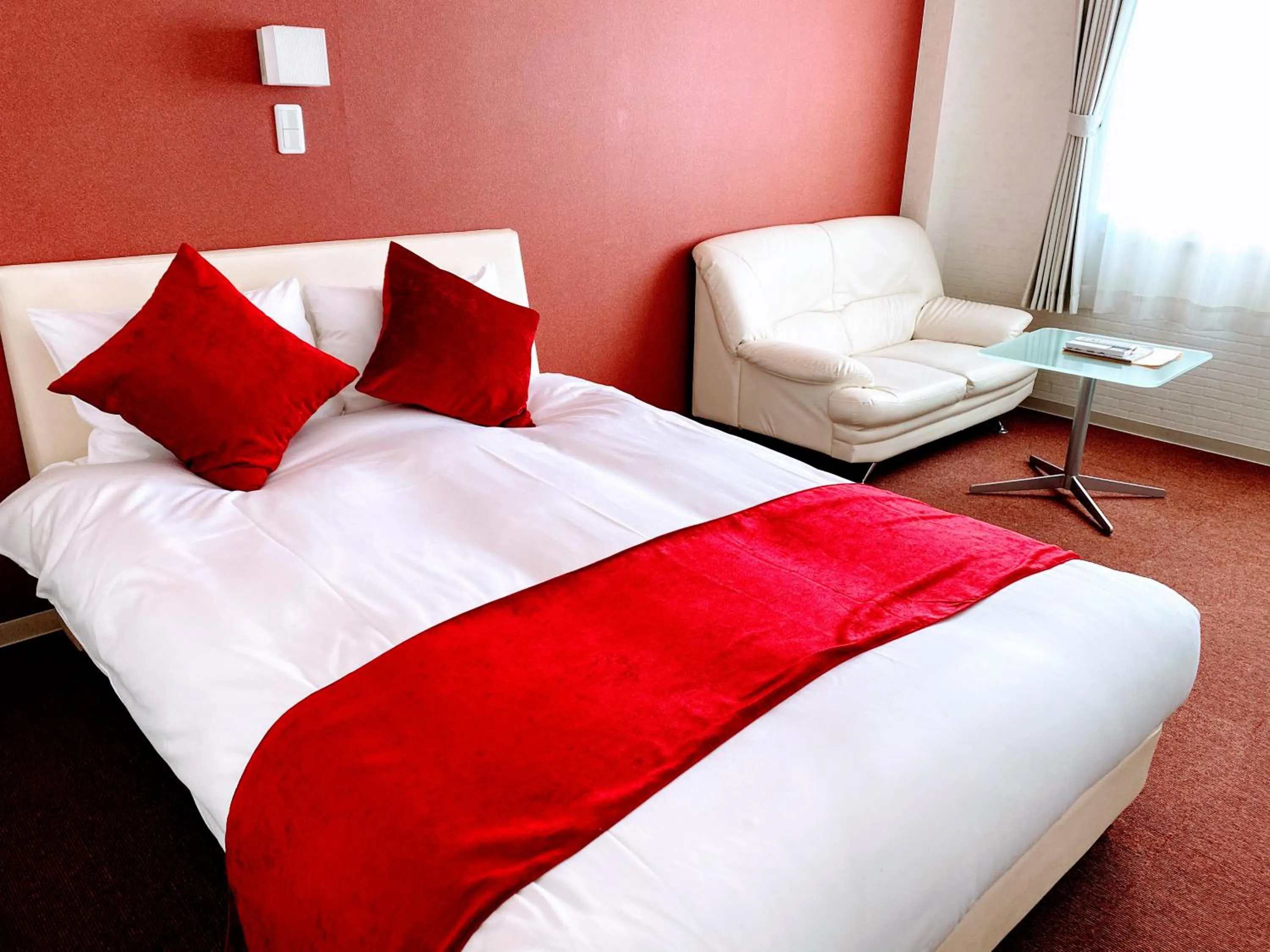 Photo of the whole room, Bed in Sora Hotel Karuizawa Outlet