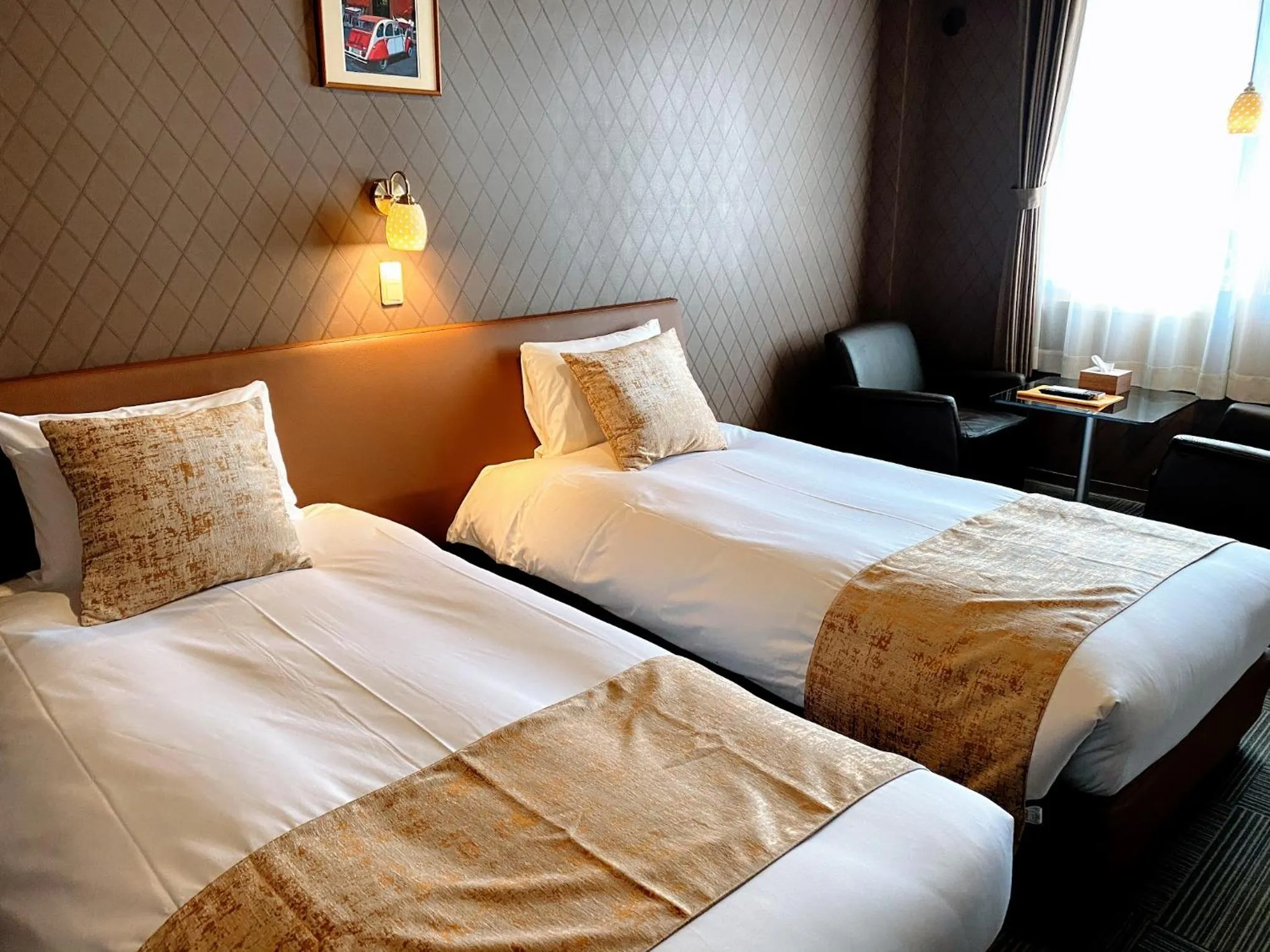 Photo of the whole room, Bed in Sora Hotel Karuizawa Outlet