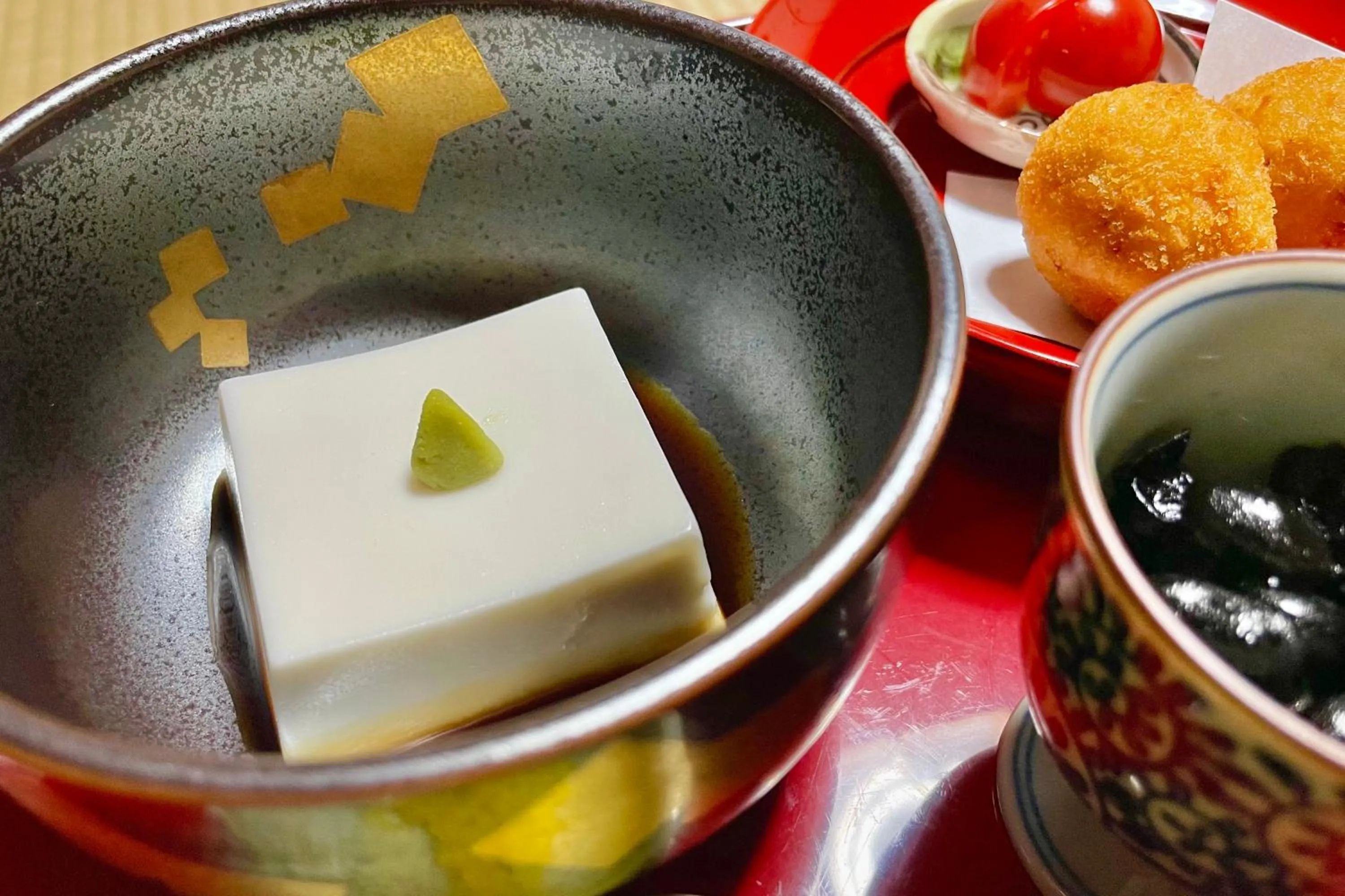 Dinner in Koyasan Shukubo Yochiin