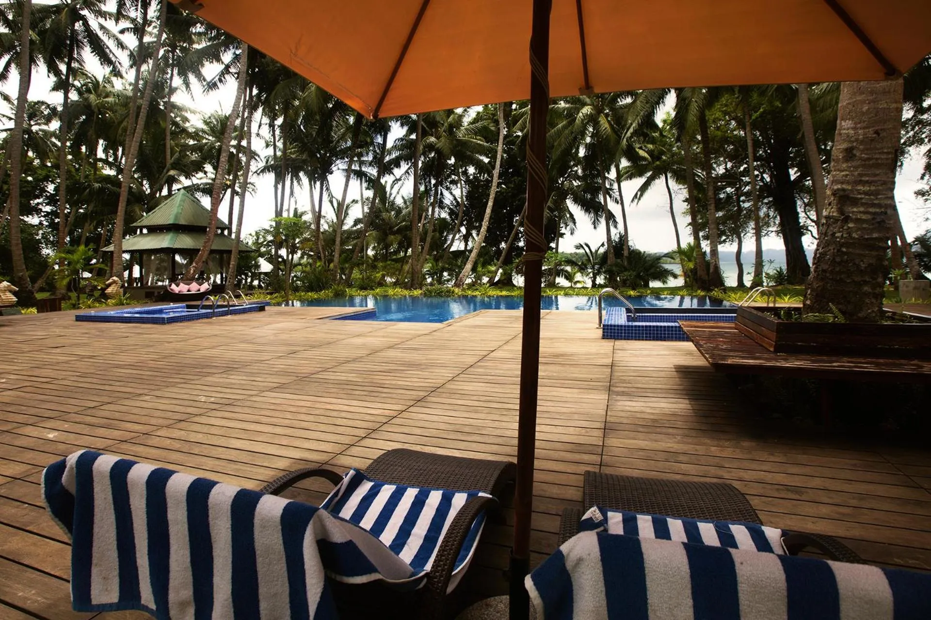 Swimming pool in Sea Shell Resort & Spa, Havelock