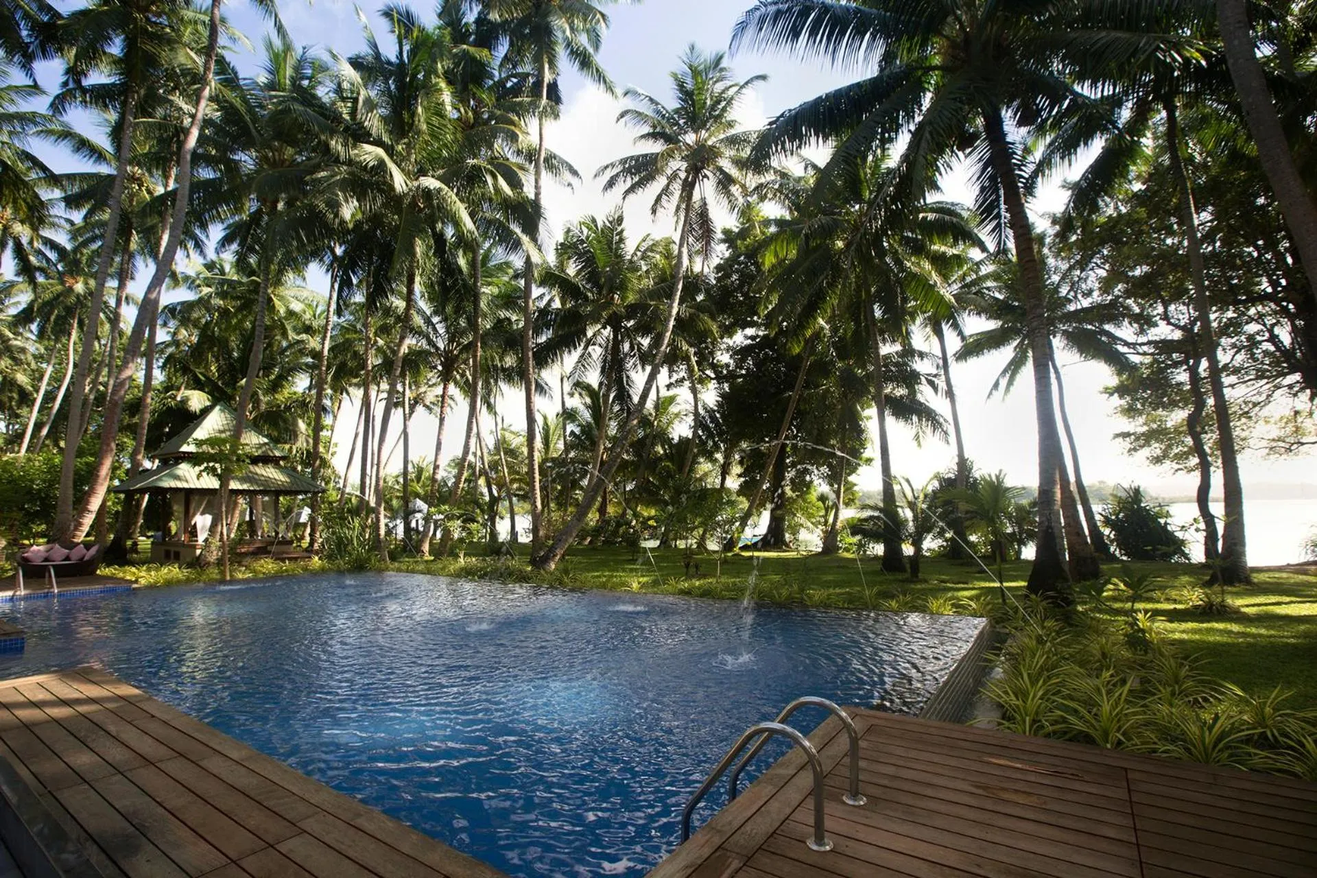 Swimming pool in Sea Shell Resort & Spa, Havelock