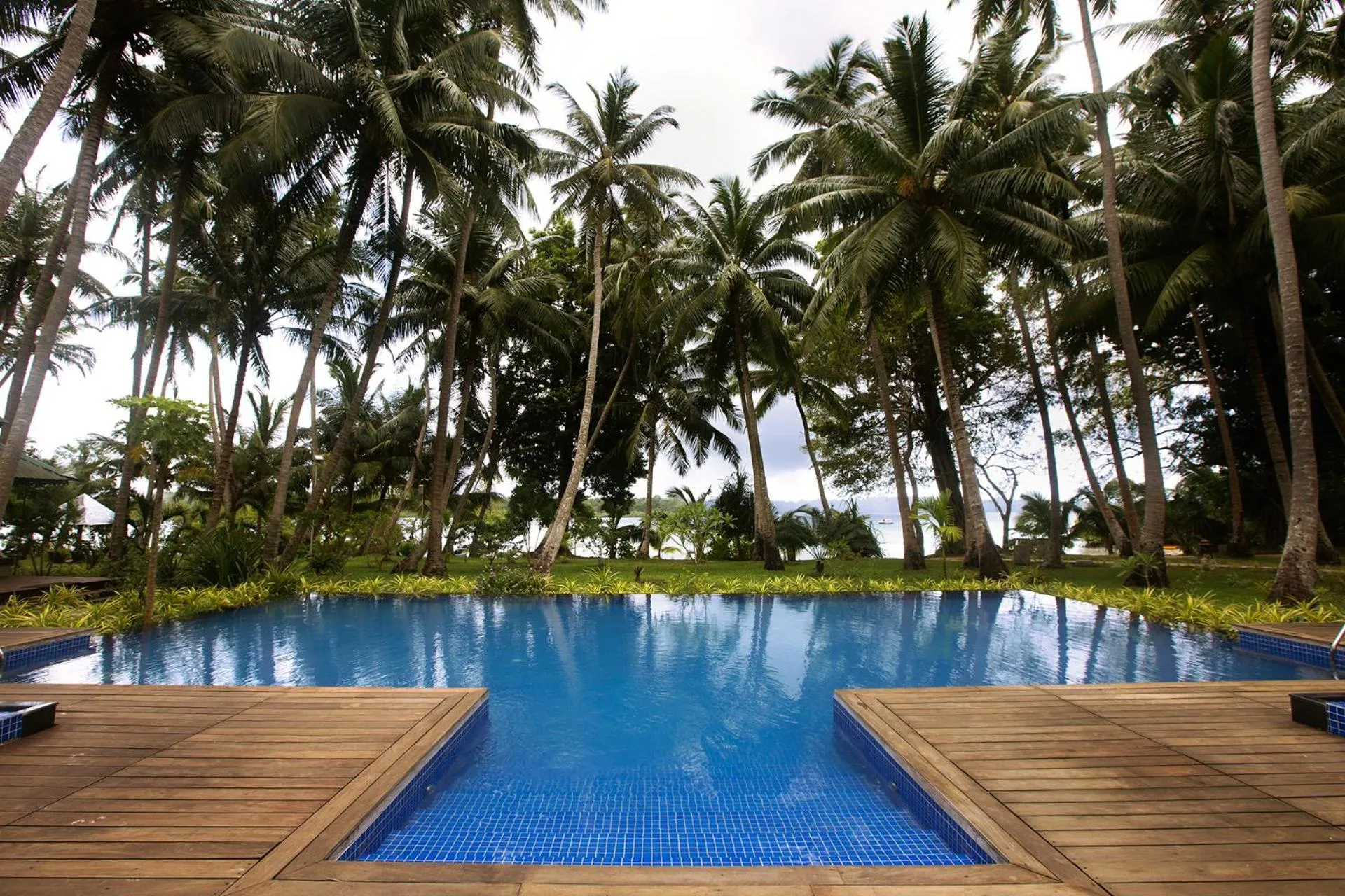 Swimming pool in Sea Shell Resort & Spa, Havelock