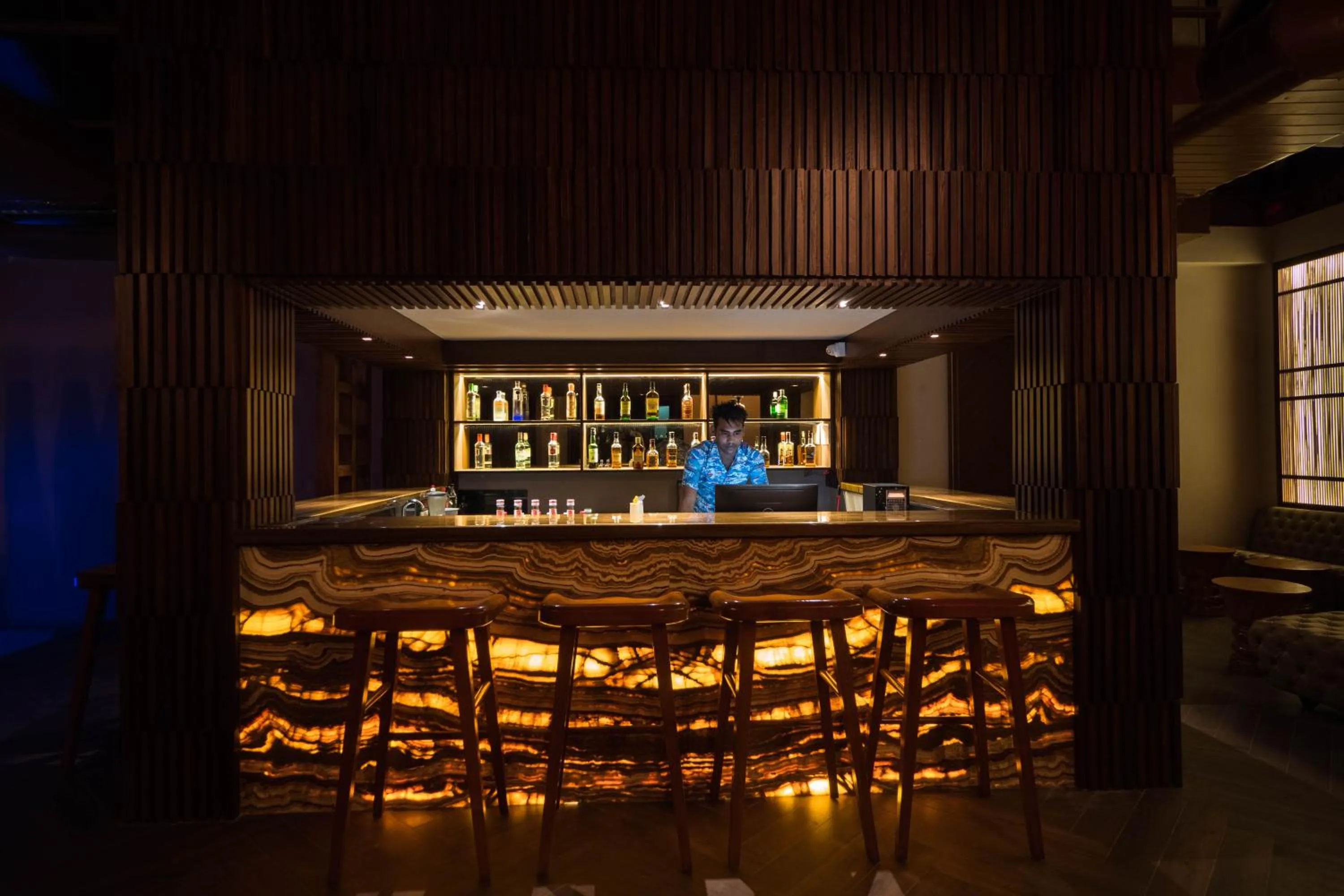 Lounge or bar in Sea Shell Resort & Spa, Havelock