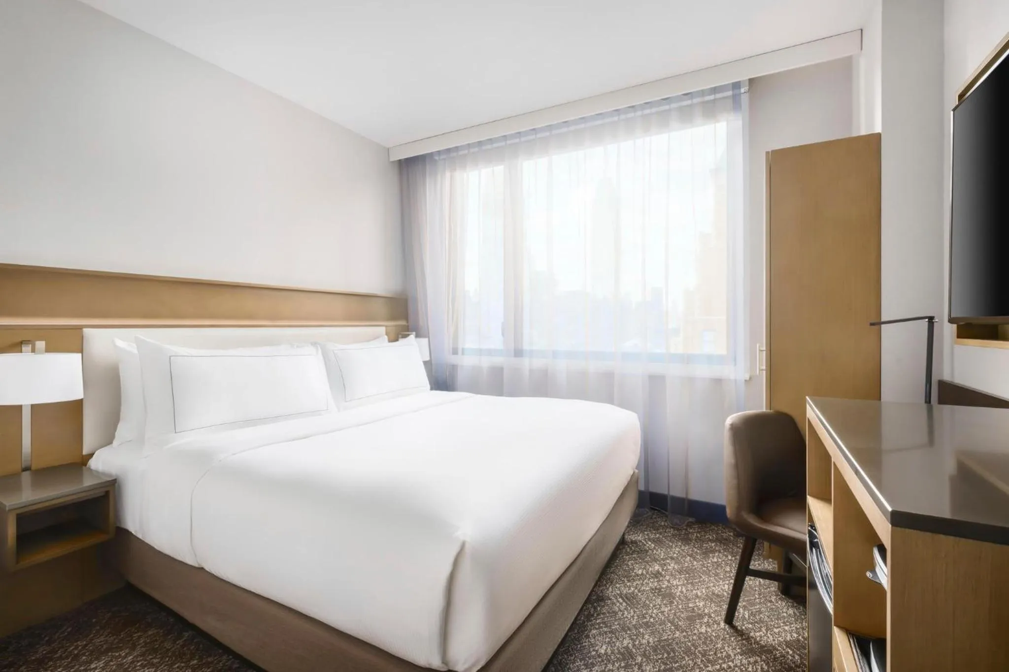 Bed in DoubleTree by Hilton New York Times Square South