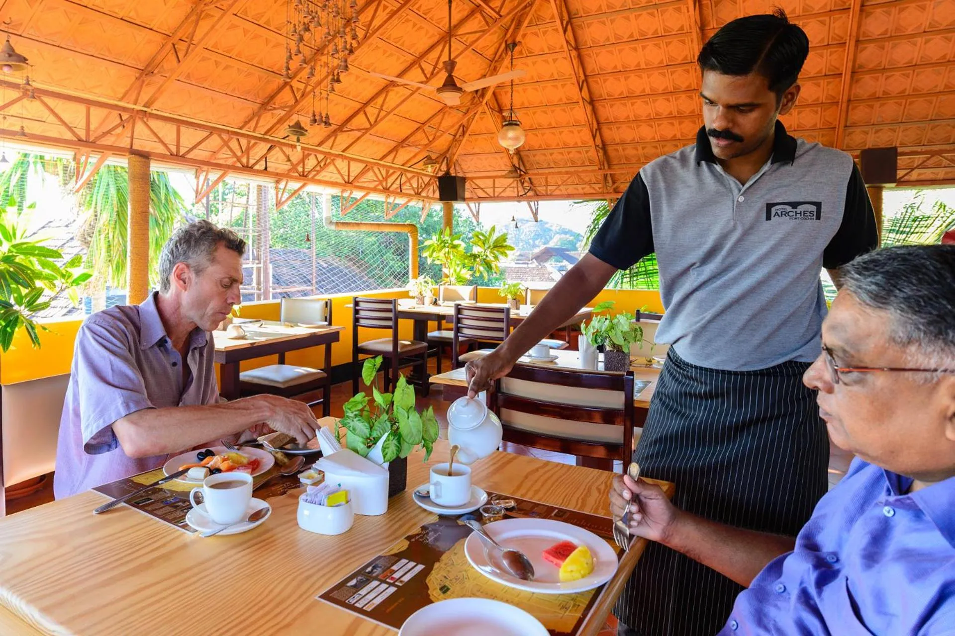 Breakfast in Hotel Arches