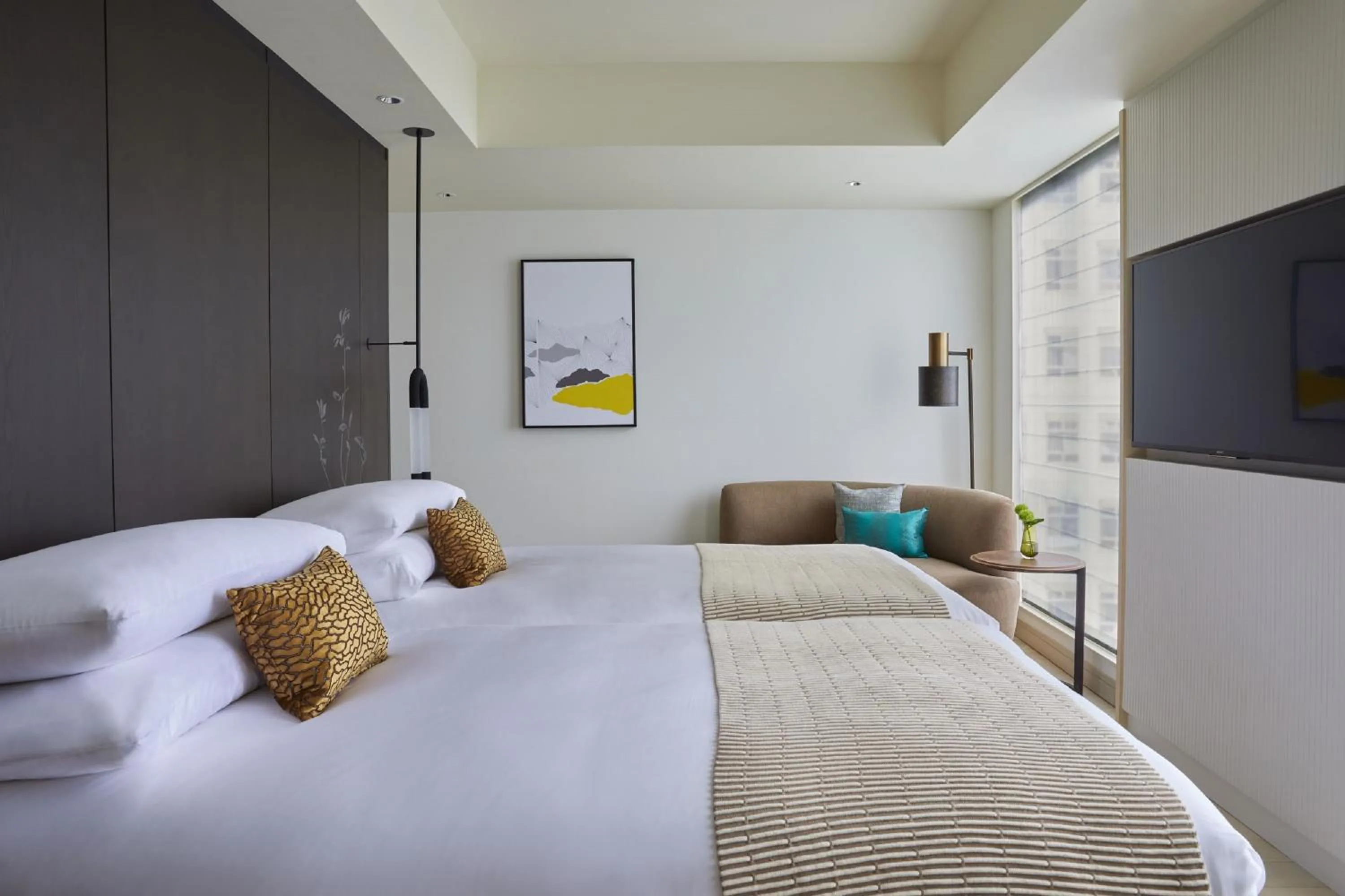 Bed in Kimpton Shinjuku Tokyo by IHG