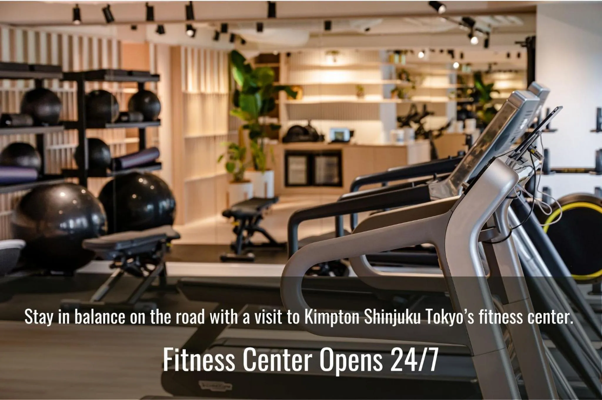Fitness centre/facilities in Kimpton Shinjuku Tokyo by IHG