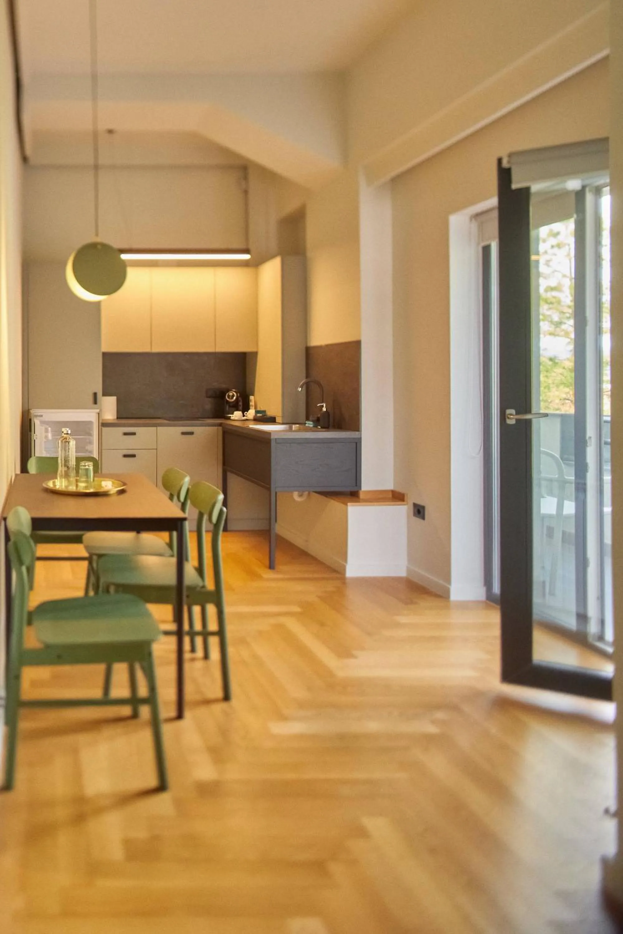 Kitchen or kitchenette in Atlas Aparthotel