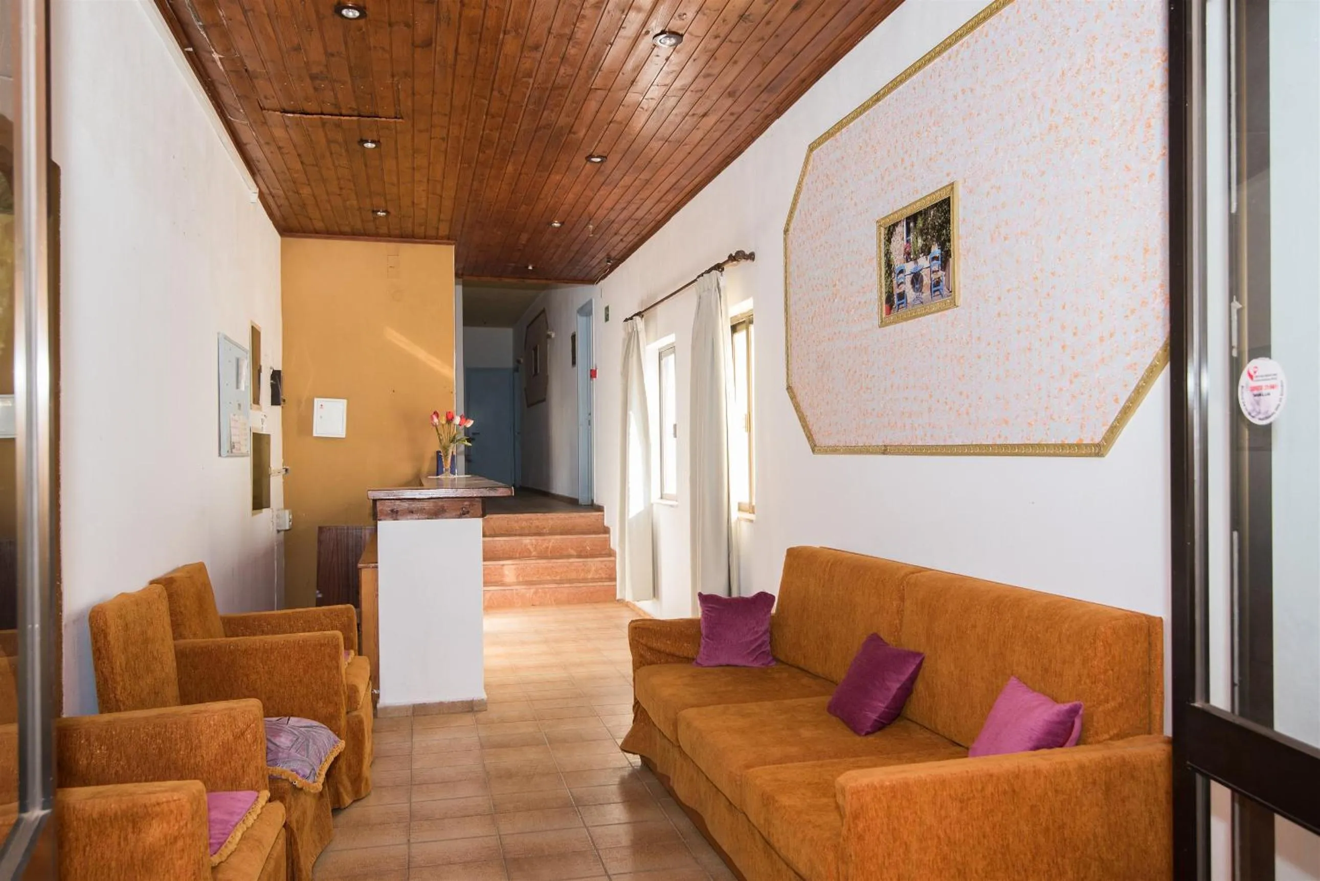 Lobby or reception in Minoa Hotel