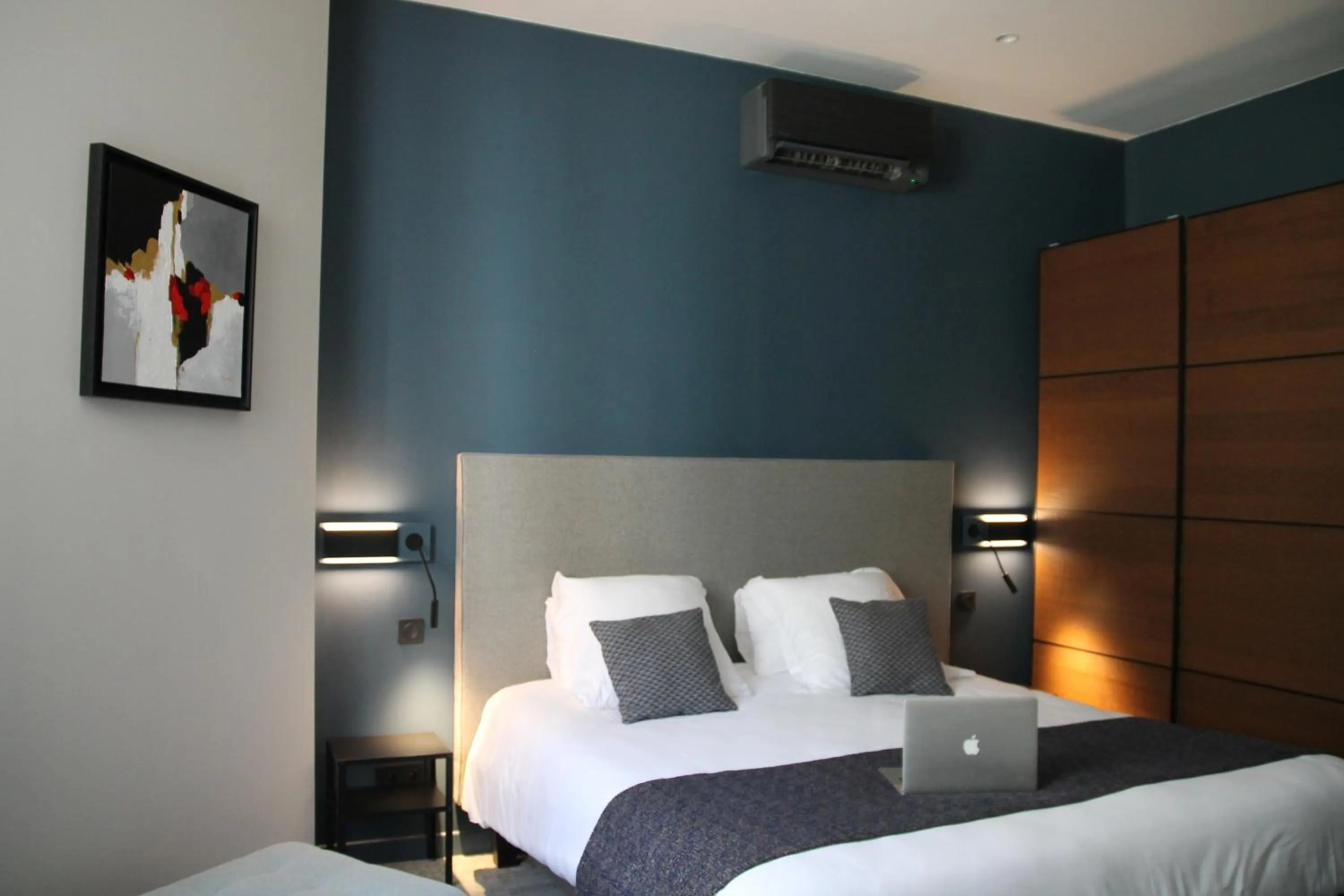 Bed in Hotel des Eaux