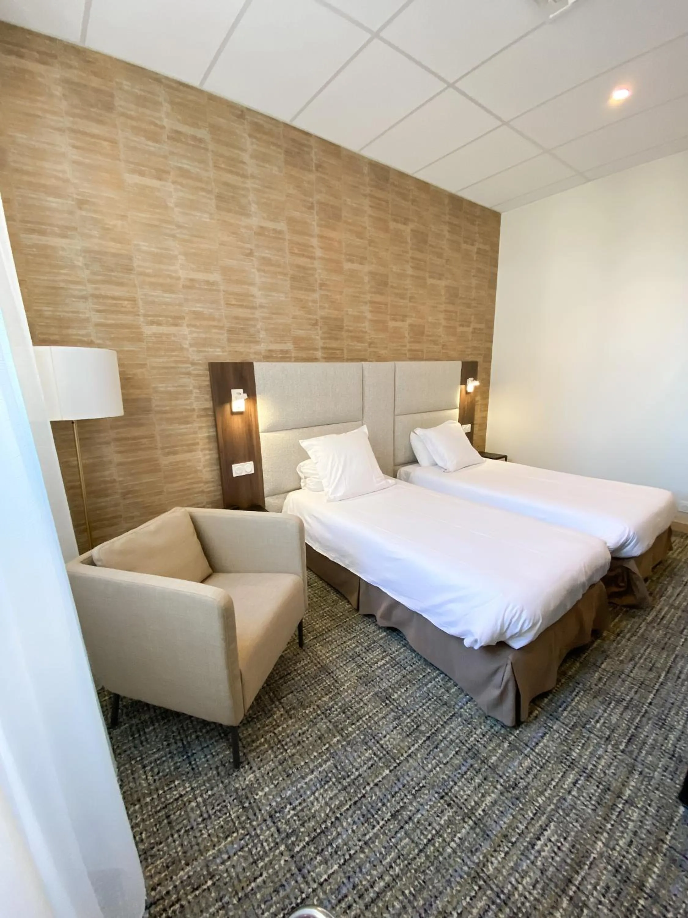 Bed in Hotel des Eaux