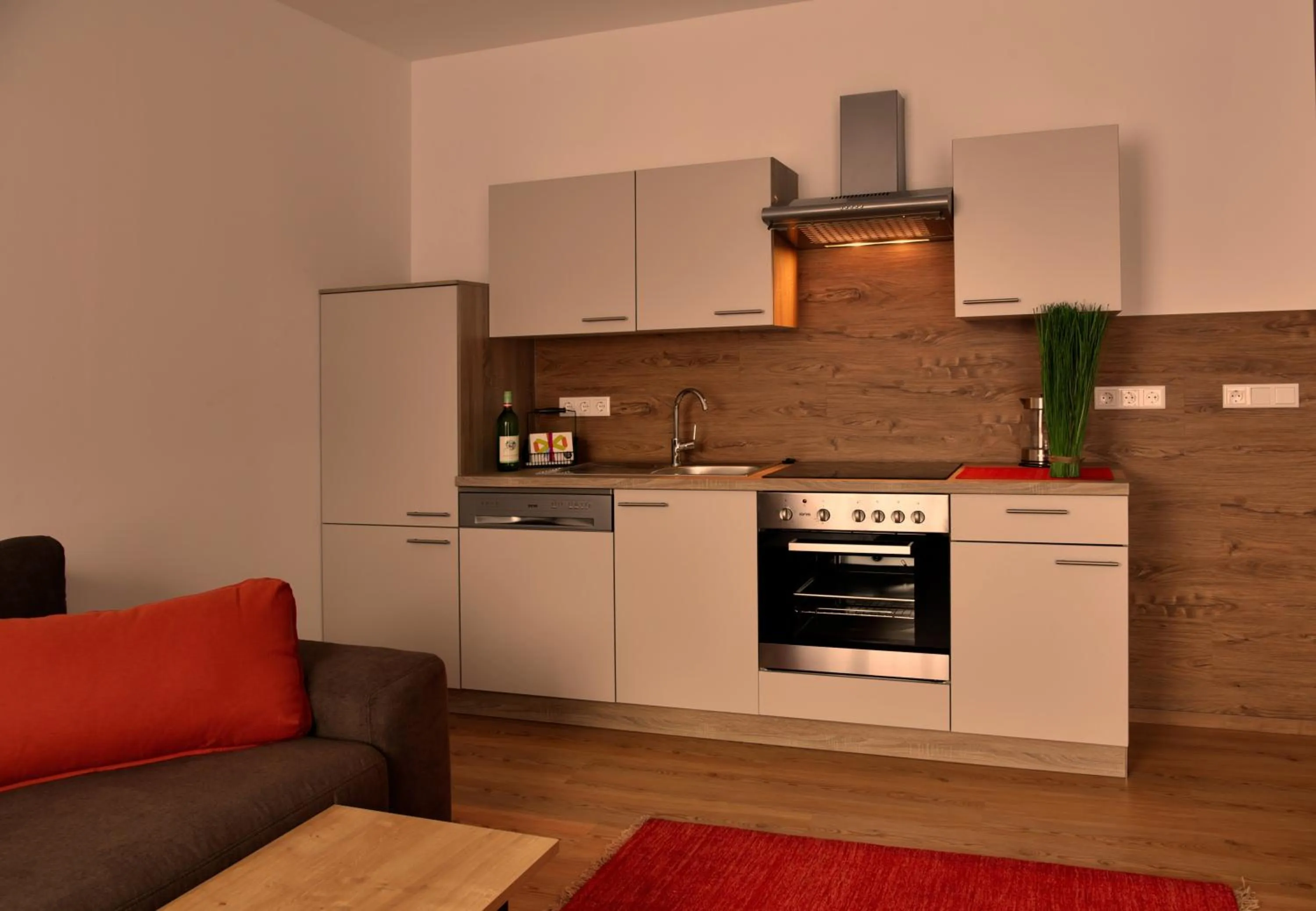Kitchen or kitchenette in Apartment Haus am See